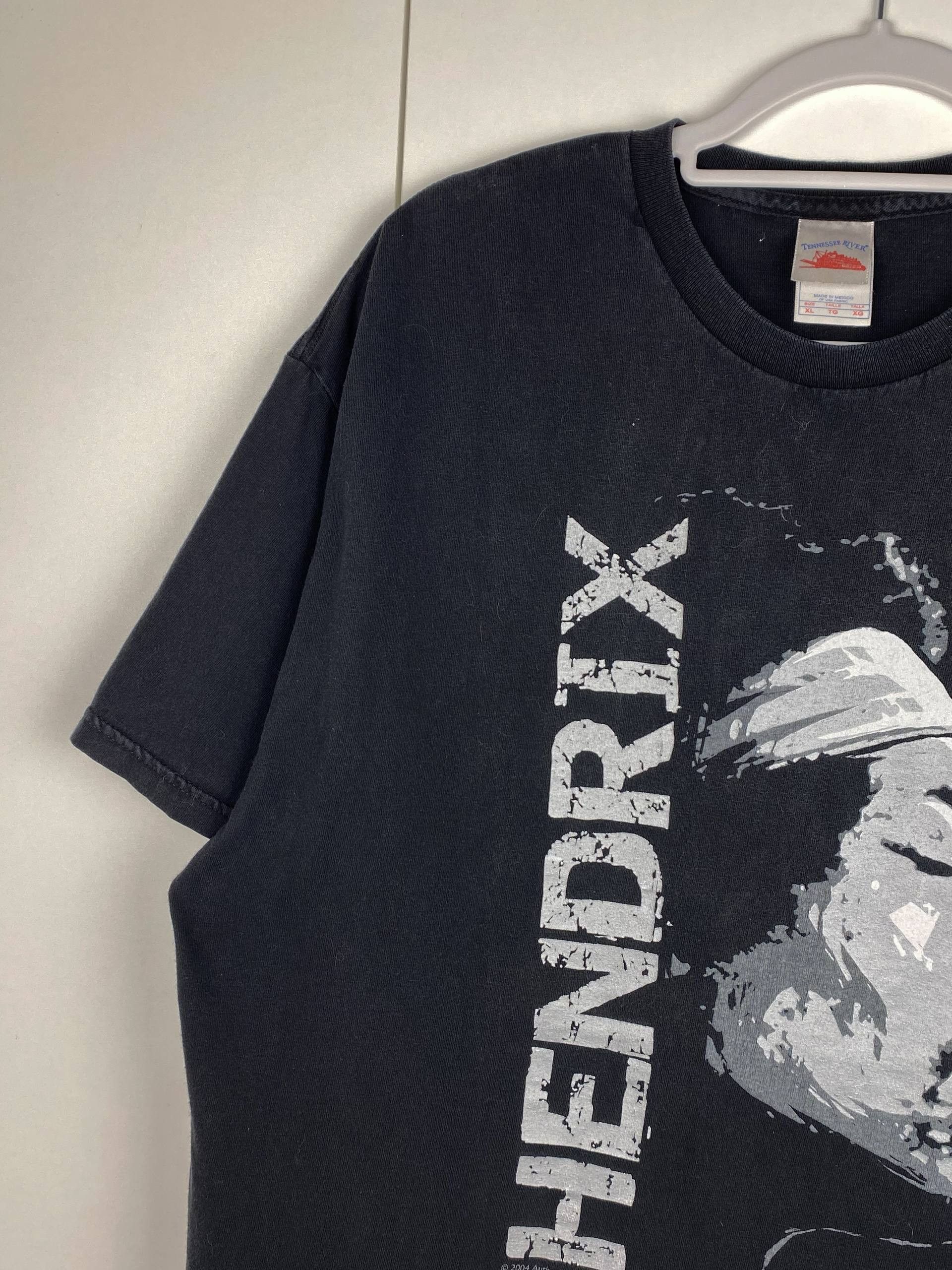 Jimi Hendrix Vintage Jimi Hendrix 2004 Signature Graphic 00s Tee Size US XL / EU 56 / 4 - 2 Thumbnail