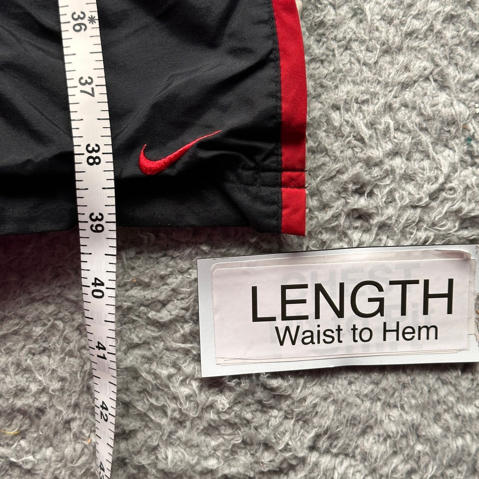 Nike Vintage Y2K Nike Lined Windbreaker Pants Mens Medium Black Size US 30 / EU 46 - 5 Thumbnail