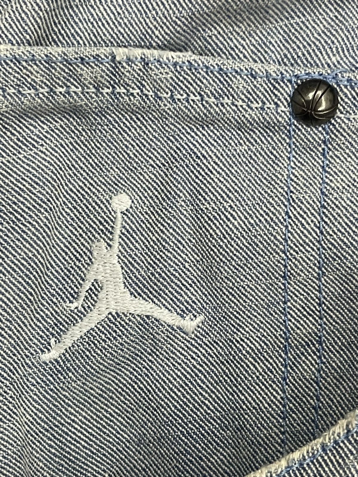 Nike Vintage 2005 Air Jordan 20th Anniversary Baggy Denim Jeans Size US 34 / EU 50 - 12 Thumbnail