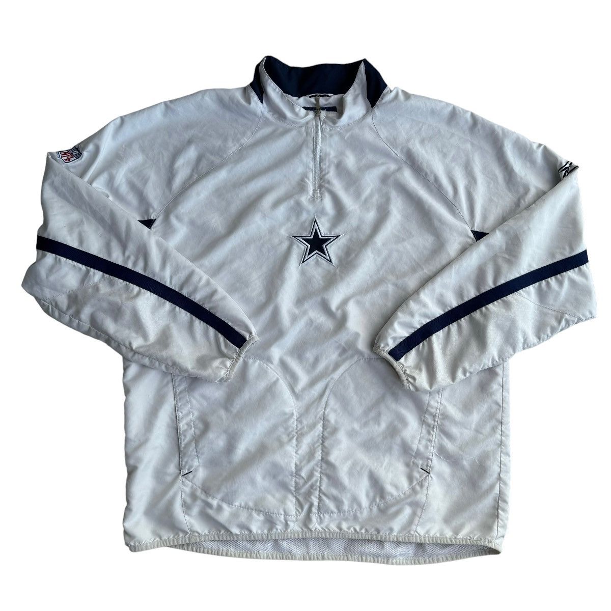 NFL × Reebok × Vintage Early 2000s Dallas Cowboys Reebok Lightweight Jacket 1/4 Zip Size US XL / EU 56 / 4 - 7 Thumbnail