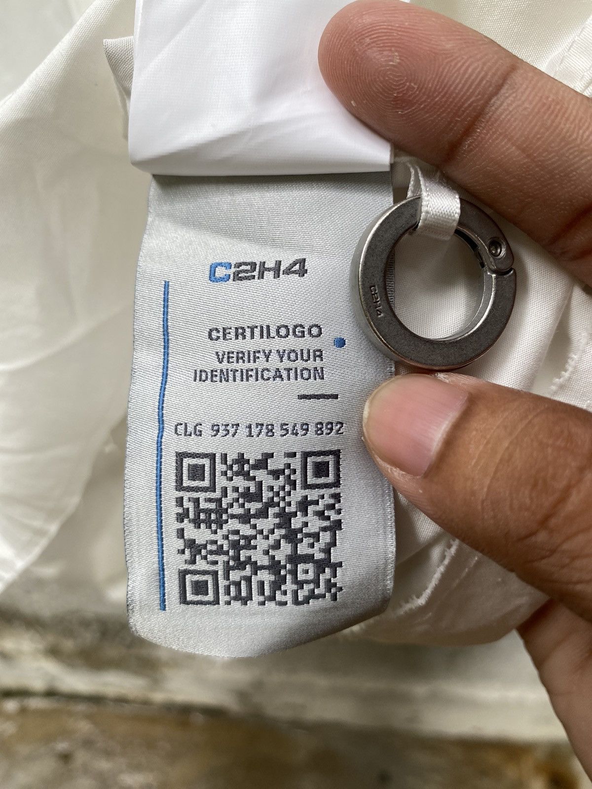 C2H4 Raw Edge Button Shirt Size US S / EU 44-46 / 1 - 21 Thumbnail