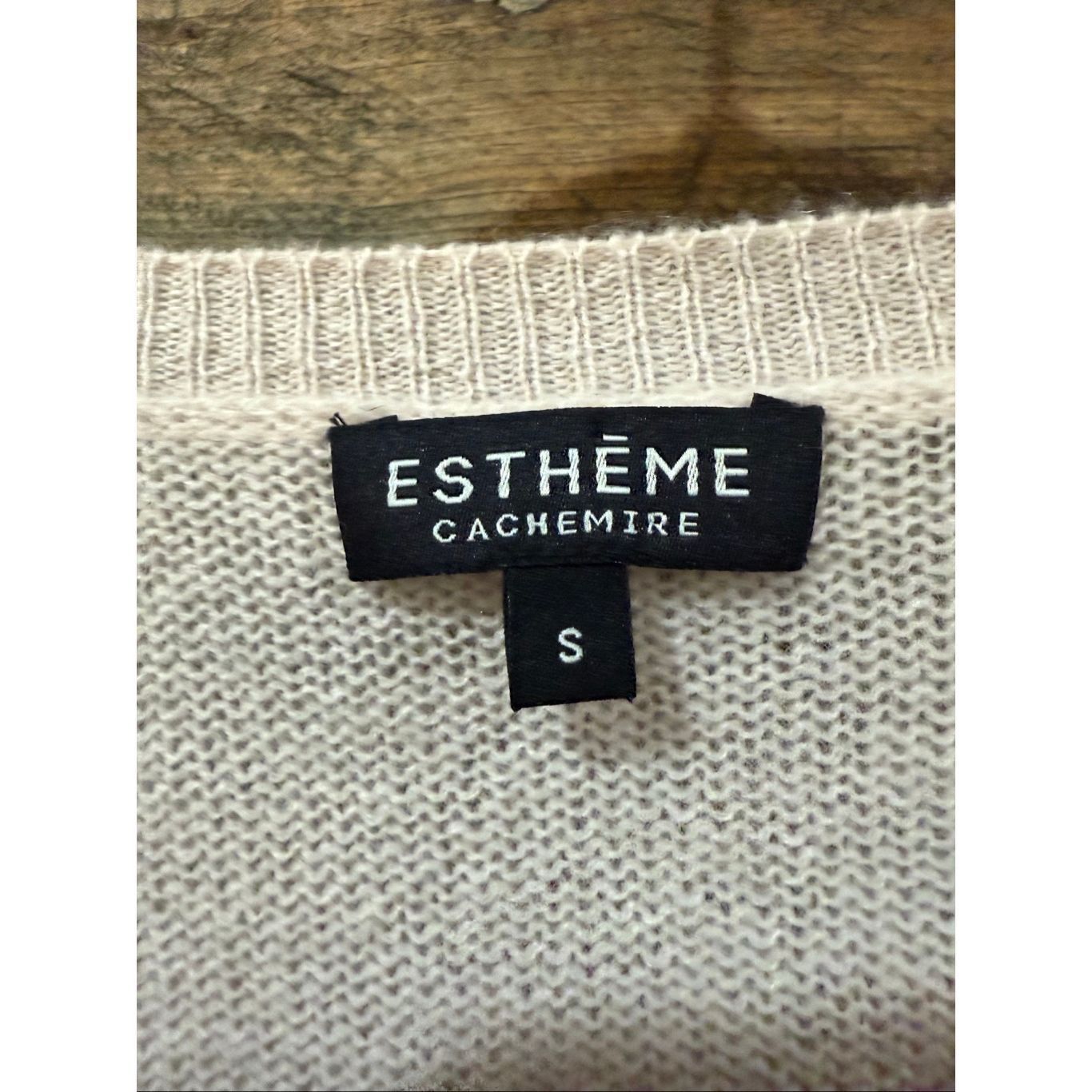 Grand Scheme Estheme V-neck cashmere light pink sweater size Small Size S / US 4 / IT 40 - 3 Thumbnail