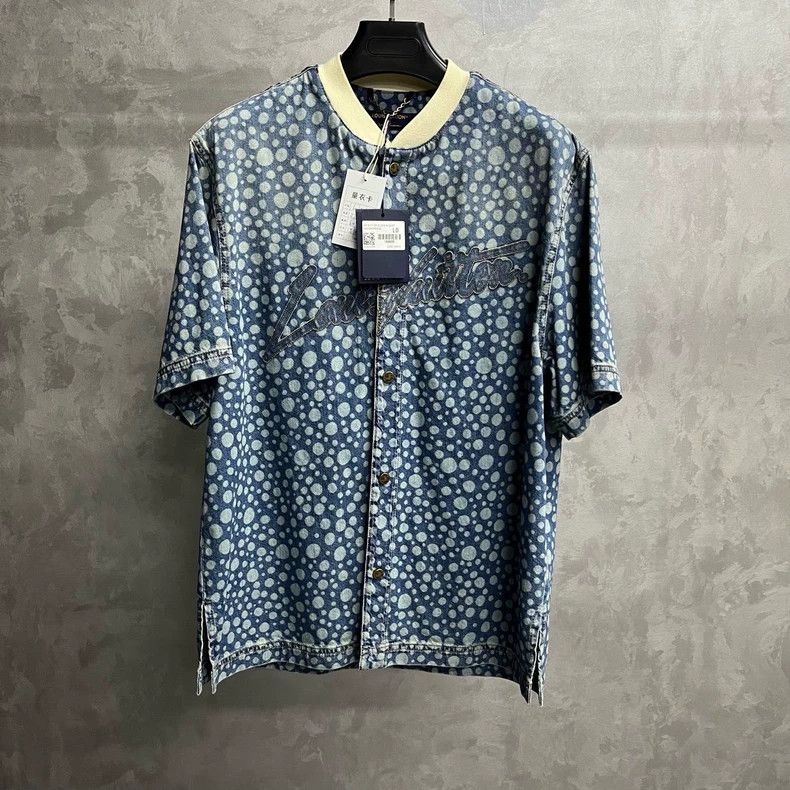 Louis Vuitton Louis Vuitton Polka-dot logo monogram printed short-sleeve Size US L / EU 52-54 / 3 - 1 Thumbnail