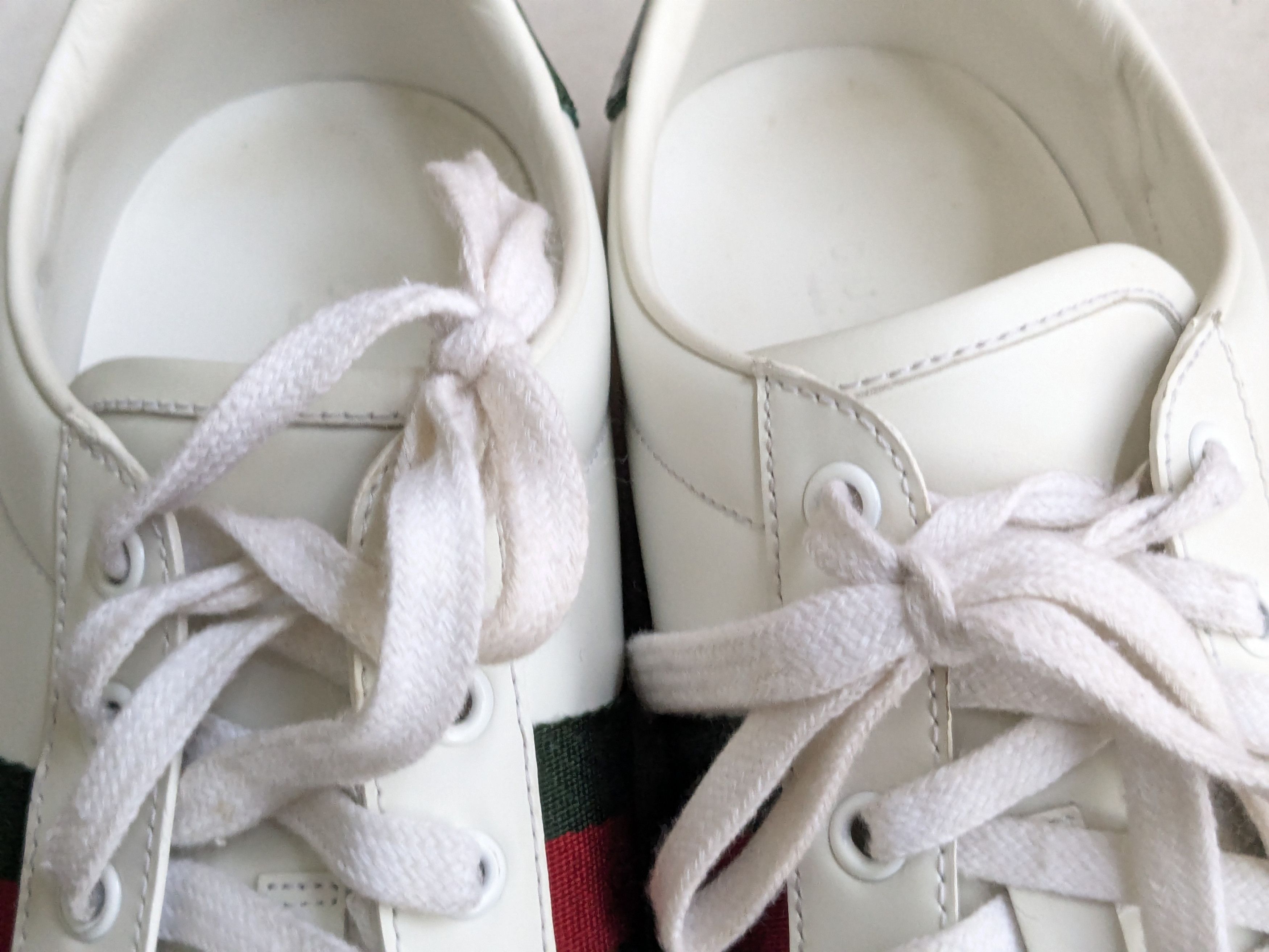 Gucci Gucci Ace Sneakers 7 White Leather Low 386750 Size US 7 / EU 40 - 3 Thumbnail