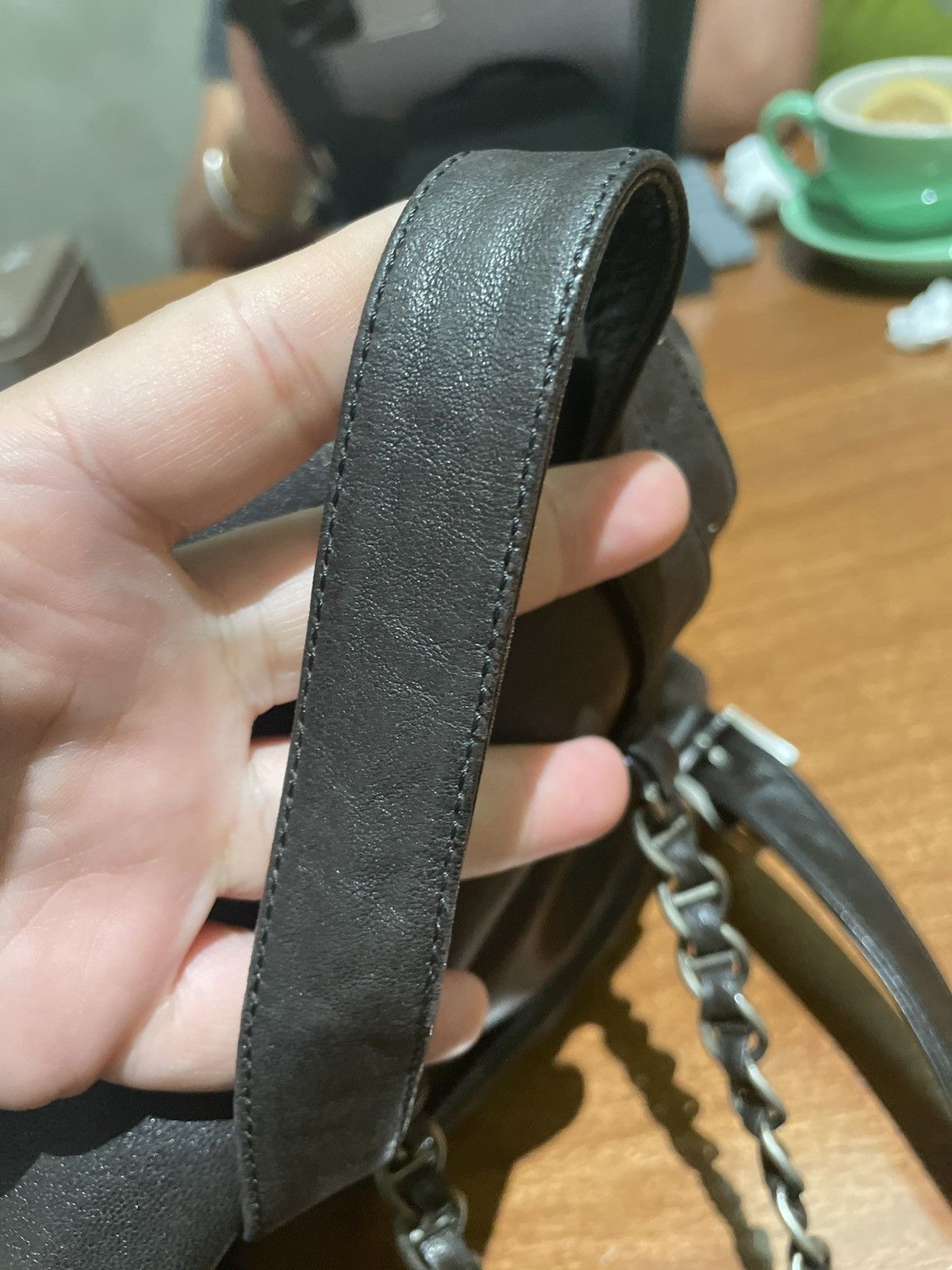 Prada × Vintage Prada Backpack Leather in Chain Strap Size ONE SIZE - 6 Thumbnail