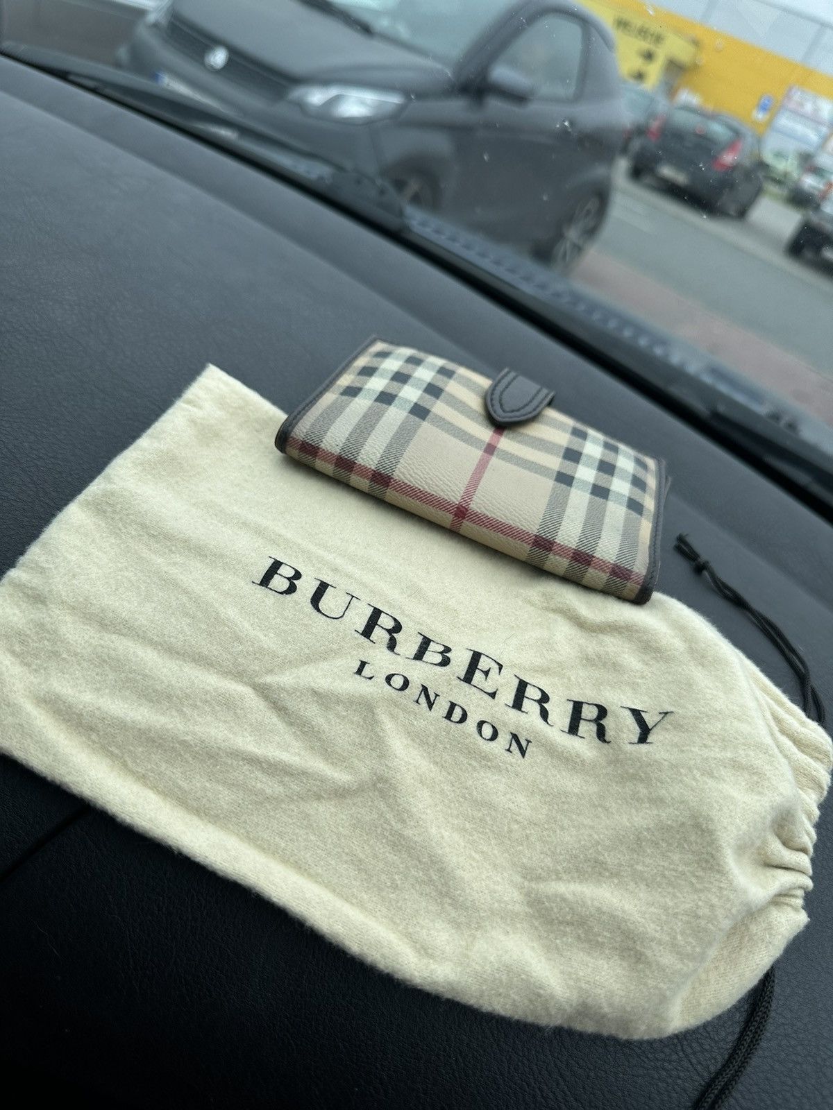 Burberry × Vintage Unisex Wallet Burberry London Monogram leather Made in Italy Size ONE SIZE - 5 Thumbnail