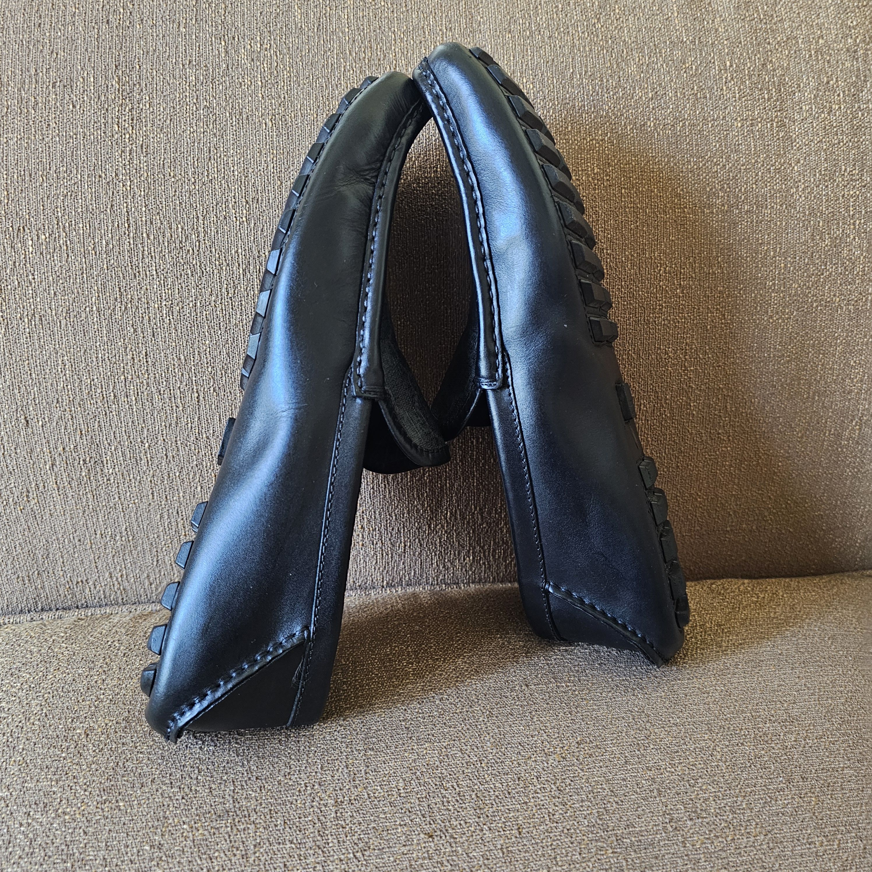 Gucci Gucci Men's Monogram Black Loafers Guccu Size 8.5 US 9 Size US 9 / EU 42 - 9 Thumbnail