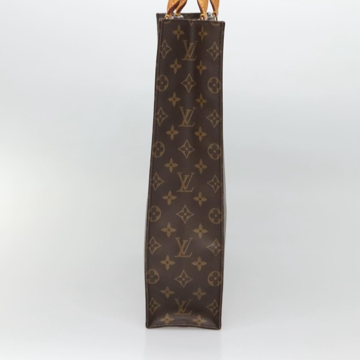 Louis Vuitton LOUIS VUITTON Monogram Sac Plat Hand Bag M51140 Size ONE SIZE - 3 Thumbnail