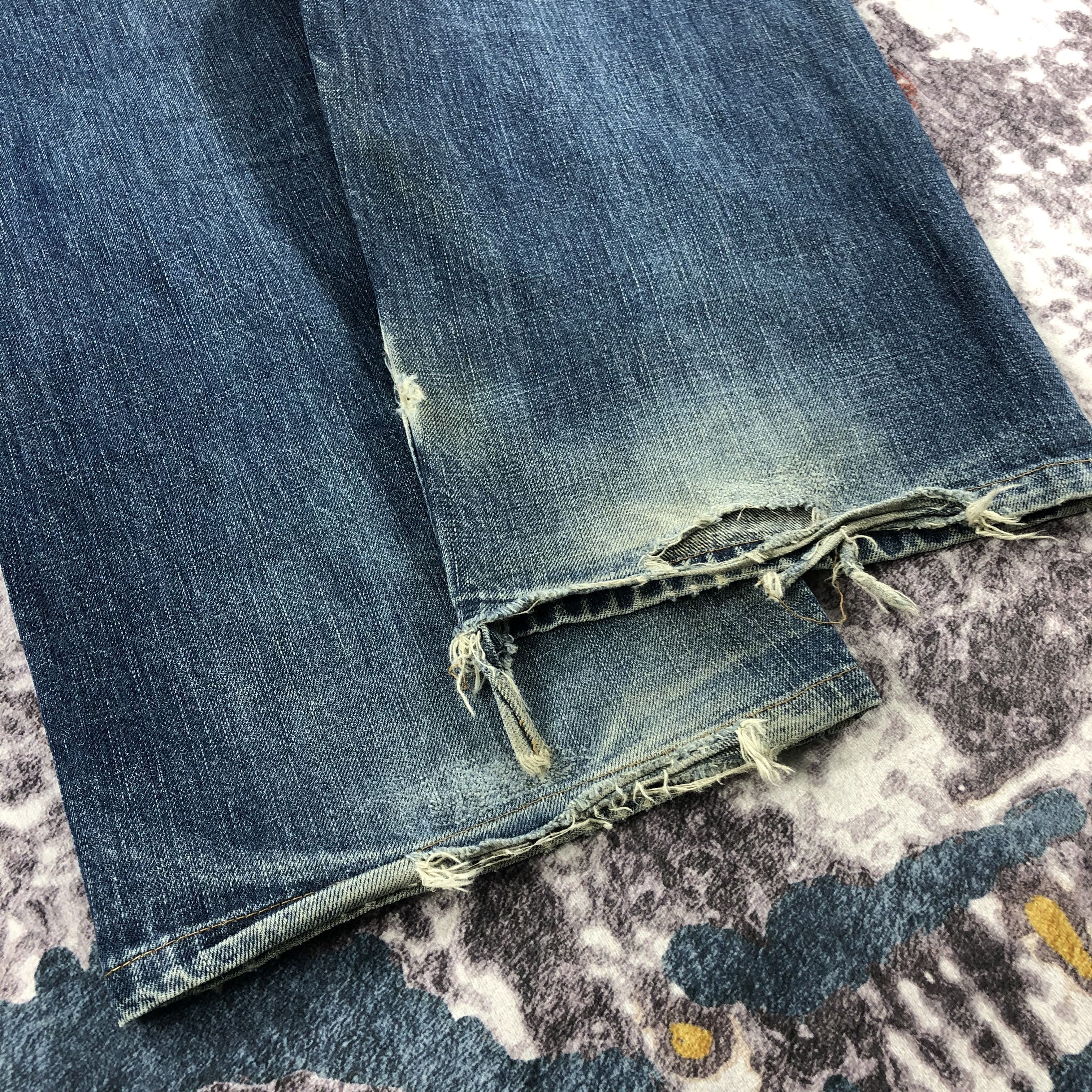Levi's × Vintage 90s Vintage Blue Wash Levis 504 Jeans-JM2149 Size US 35 - 4 Thumbnail