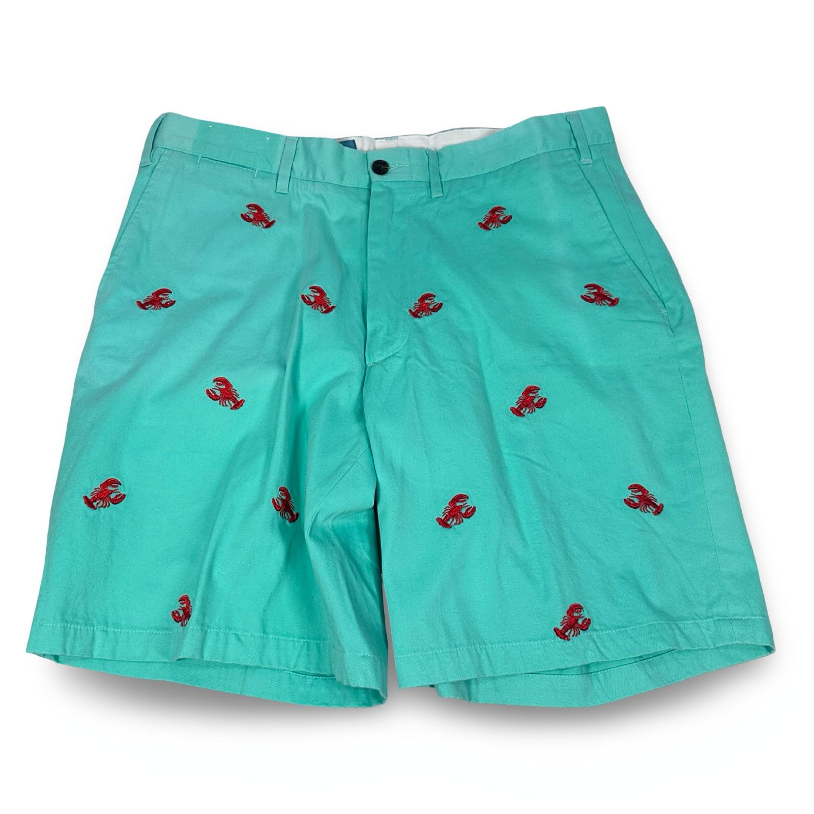 Castaway Clothing Castaway Cisco Short Men’s 34 Aqua Blue Lobster Cotton Size US 34 / EU 50 - 1 Thumbnail