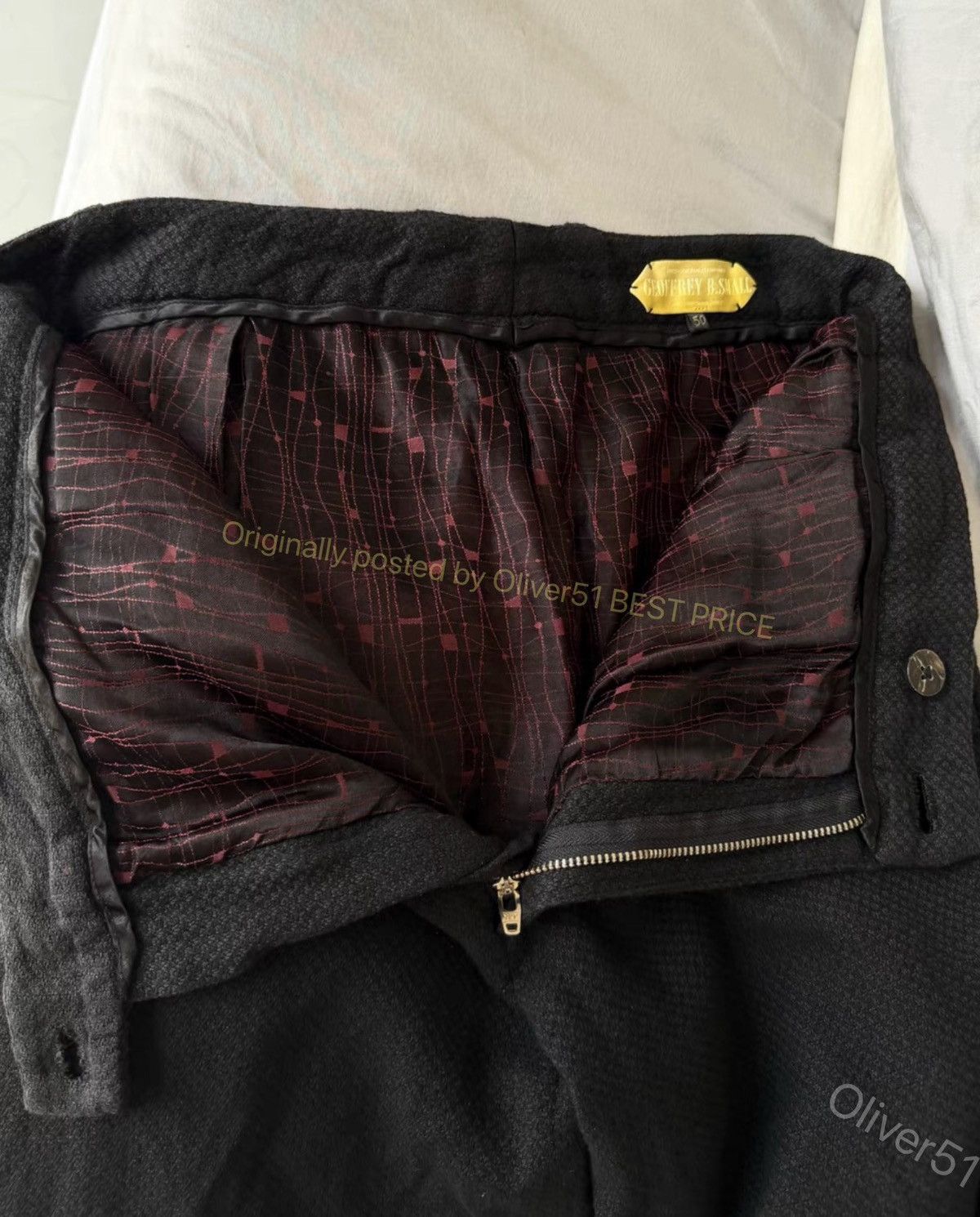 Geoffrey B. Small Geoffrey B. Small Antique‑Loom Knit Trousers YYYY17/2610 Size US 34 / EU 50 - 3 Thumbnail