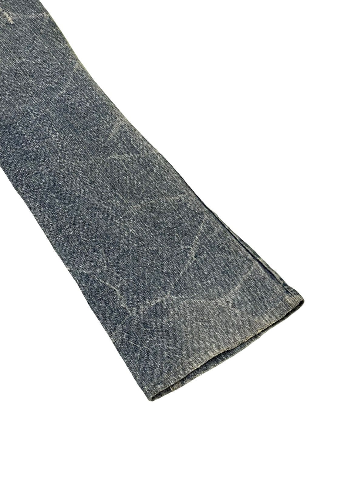 Japanese Brand Flare Jeans Colza Faded Distress Boot Cut 8🟦0 Size US 30 / EU 46 - 14 Thumbnail