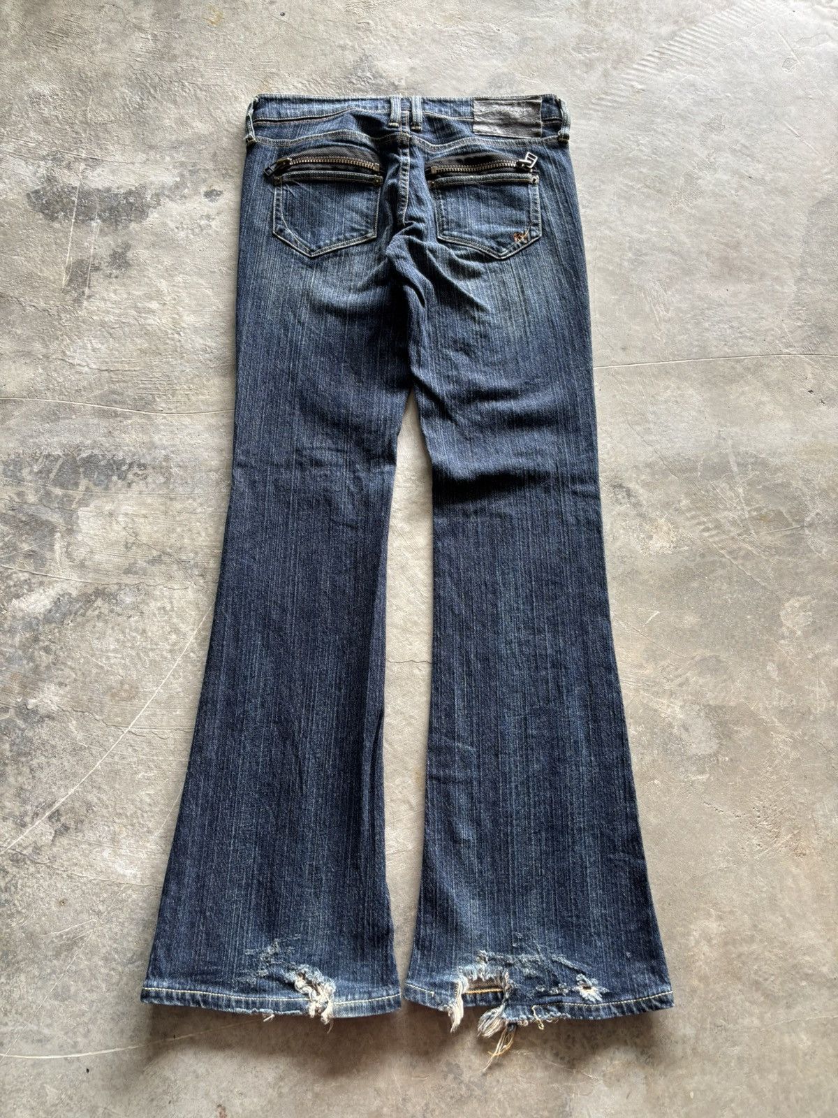 Hysteric Glamour × If Six Was Nine × Tornado Mart Flared rush hour punk washed japanese denim Size 31" - 12 Thumbnail