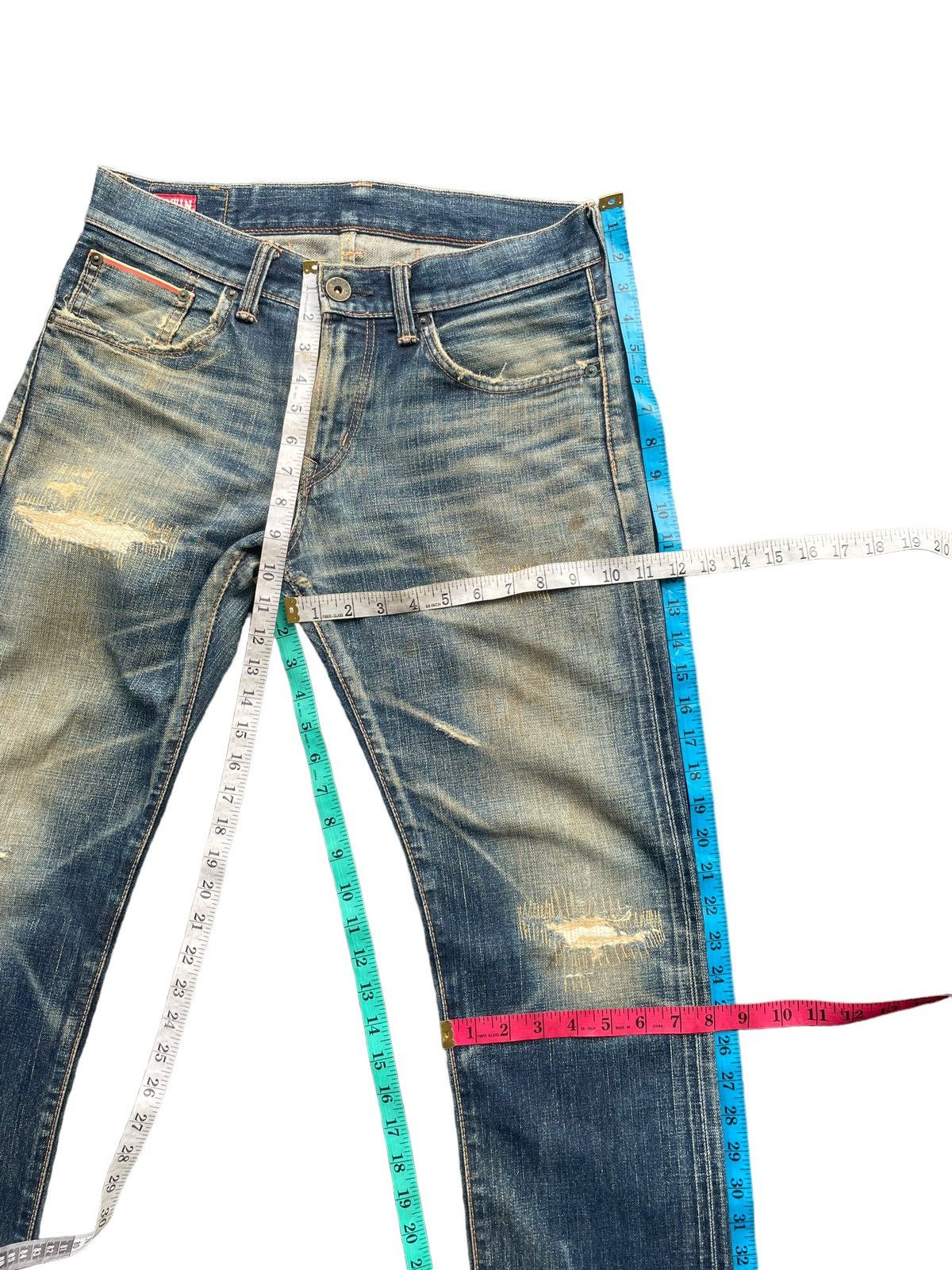 Edwin × Vintage Vintage Edwin 505zxx Selvedge Distressed Denim Size US 32 / EU 48 - 19 Thumbnail