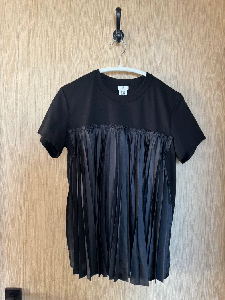 Comme des Garcons COMME des GARÇONS Pleated Black T-shirt - dmc Size US M / EU 48-50 / 2 - 1 Thumbnail