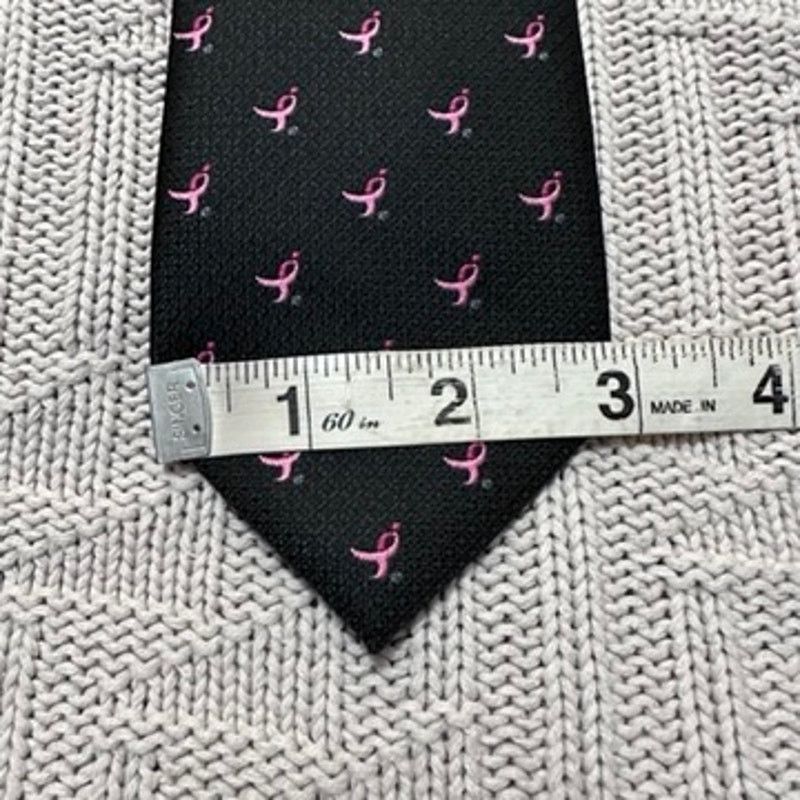Other Susan G Komen pink ribbon print breast cancer tie Size ONE SIZE - 5 Thumbnail