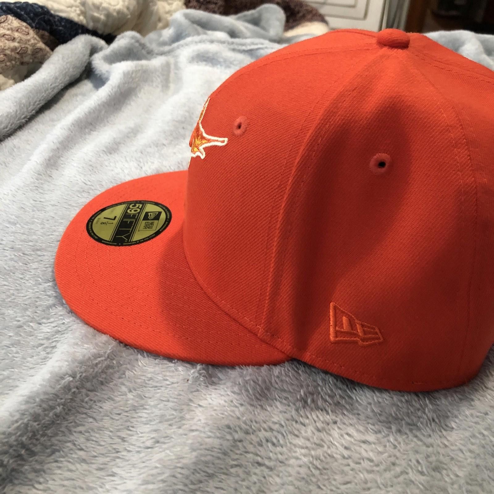New Era Marlins '97 World Series Orange Patch New Era 5950 FITTED Size ONE SIZE - 4 Thumbnail