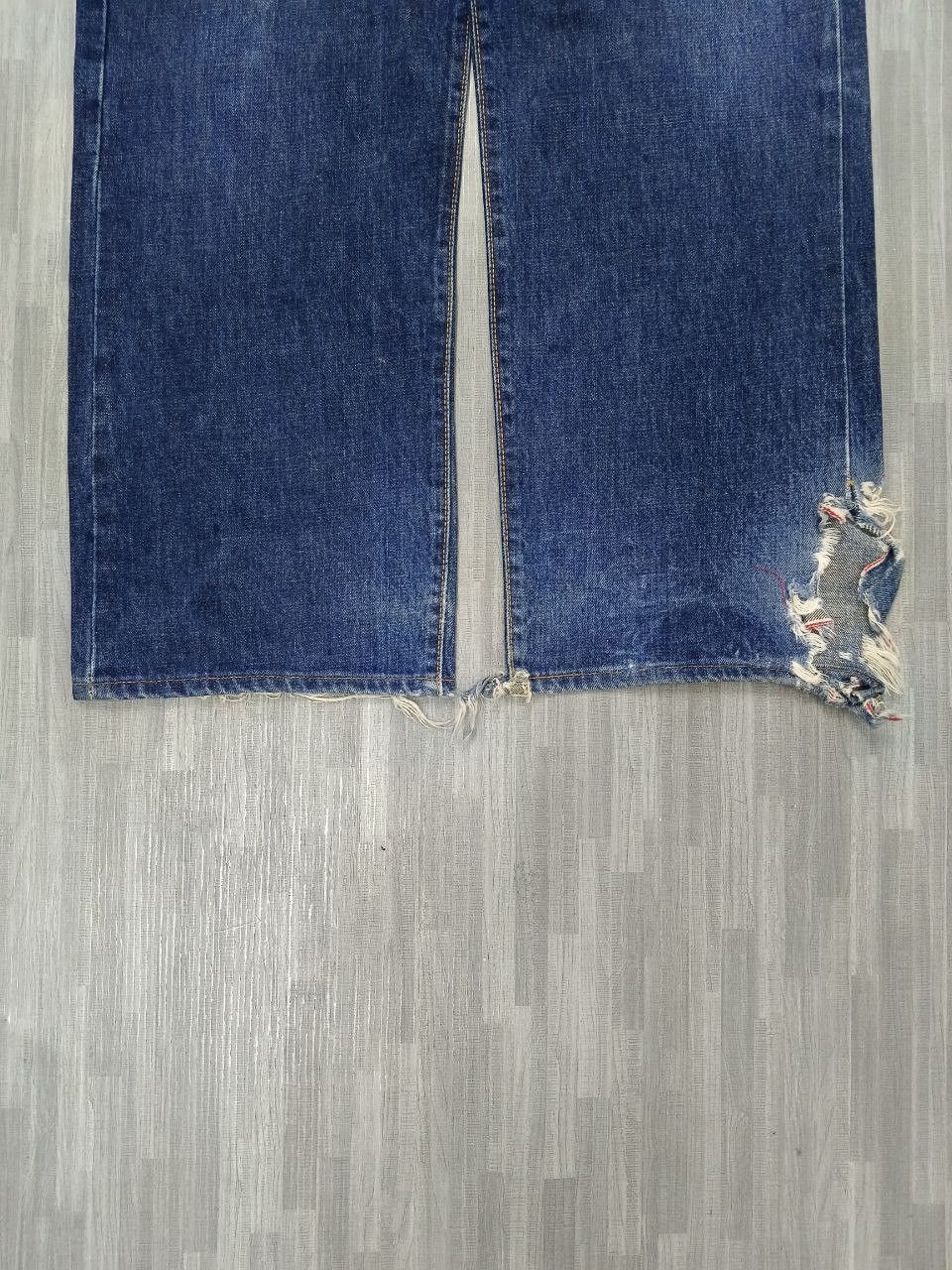 Vintage SICK WIDE LEG EDWIN OVERALLS SELVEDGE SANFORIZED Size US 29 - 6 Thumbnail