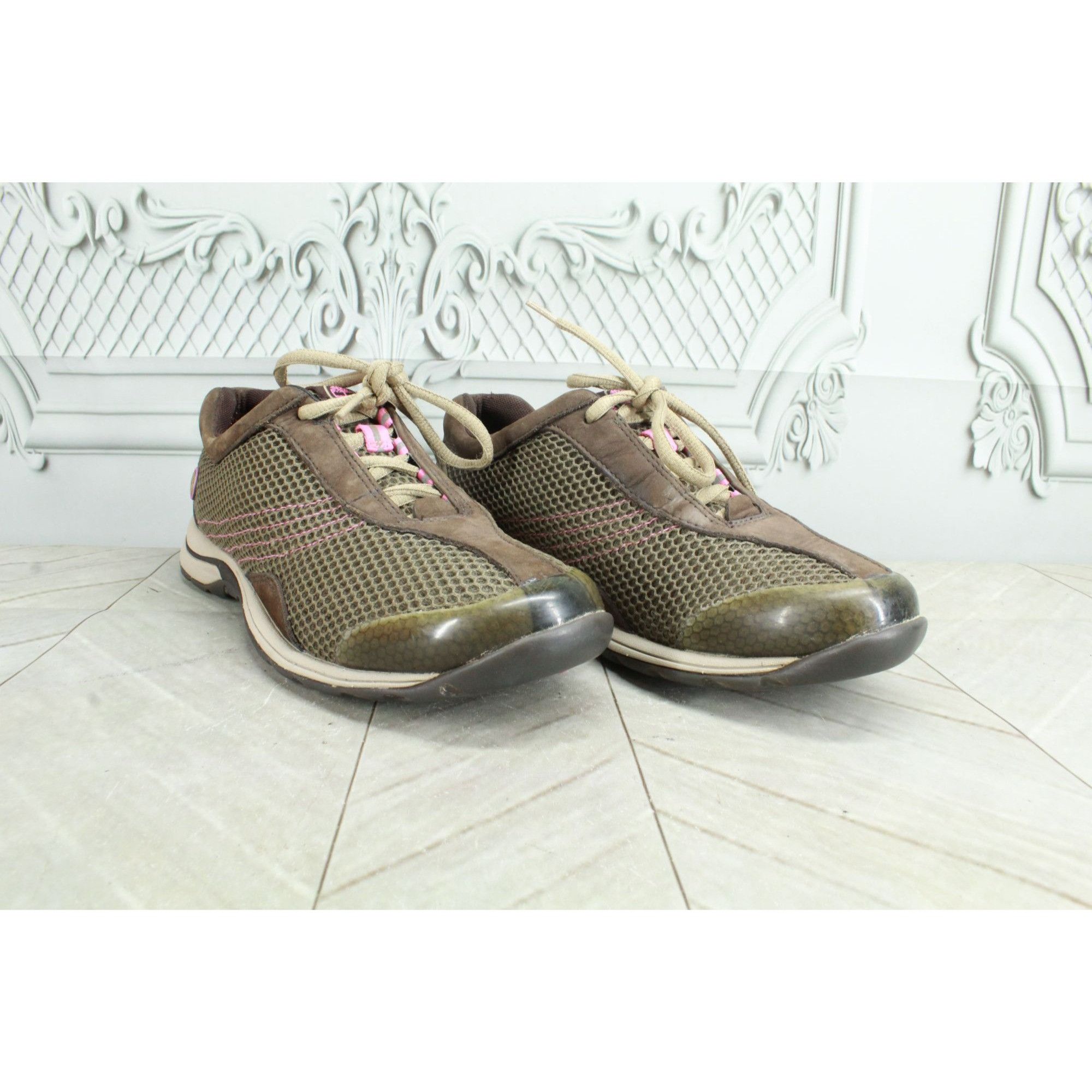 Timberland Timberland Outdoors Brown Mesh Lace Up Hiking Sneakers Size US 7.5 / IT 37.5 - 3 Thumbnail