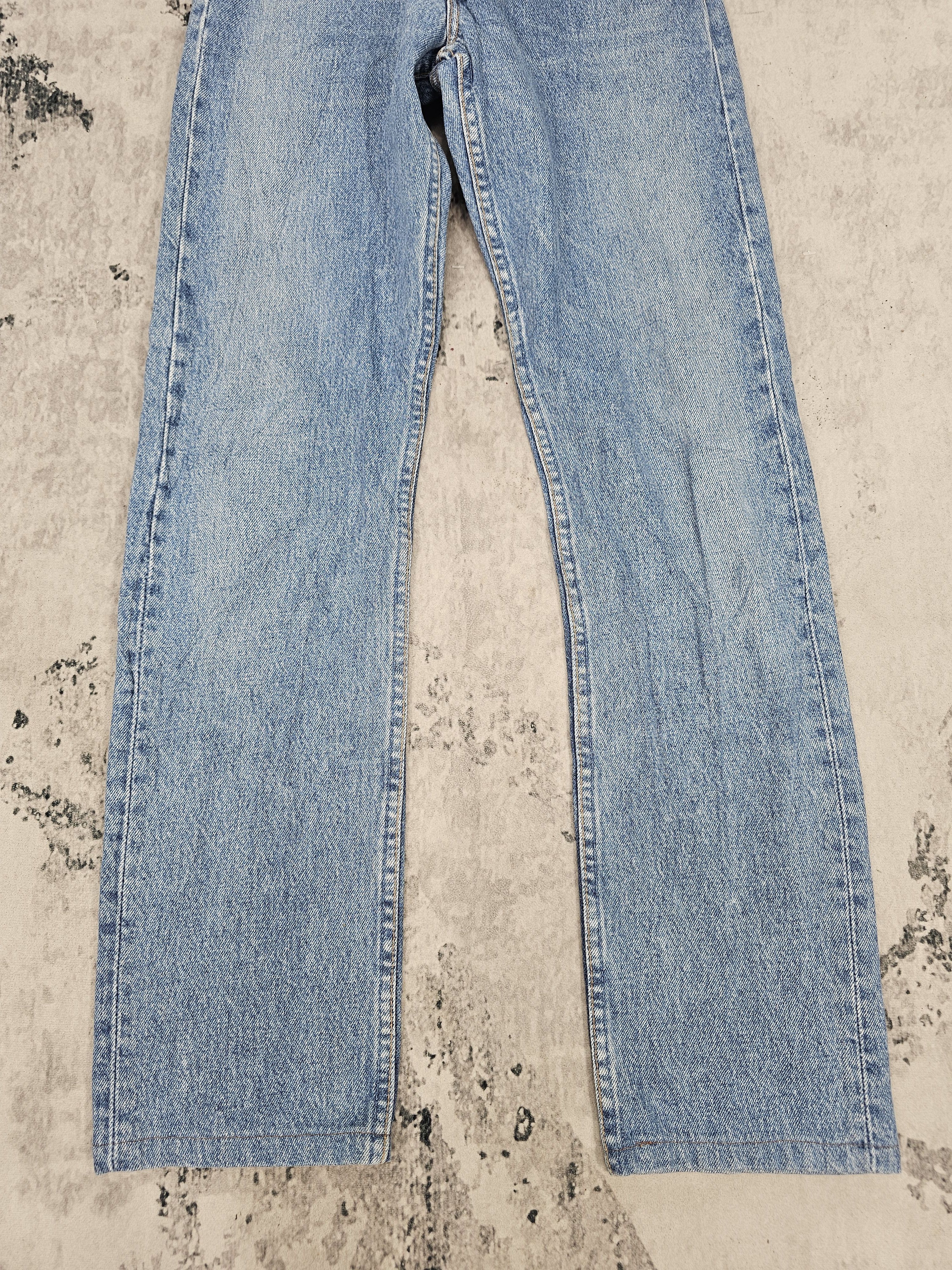 Levi's Vintage Clothing Vtg 90'S LEVIS 6501 For Women High Rise Faded Jeans L0508 Size 25" / US 0 / IT 36 - 3 Thumbnail