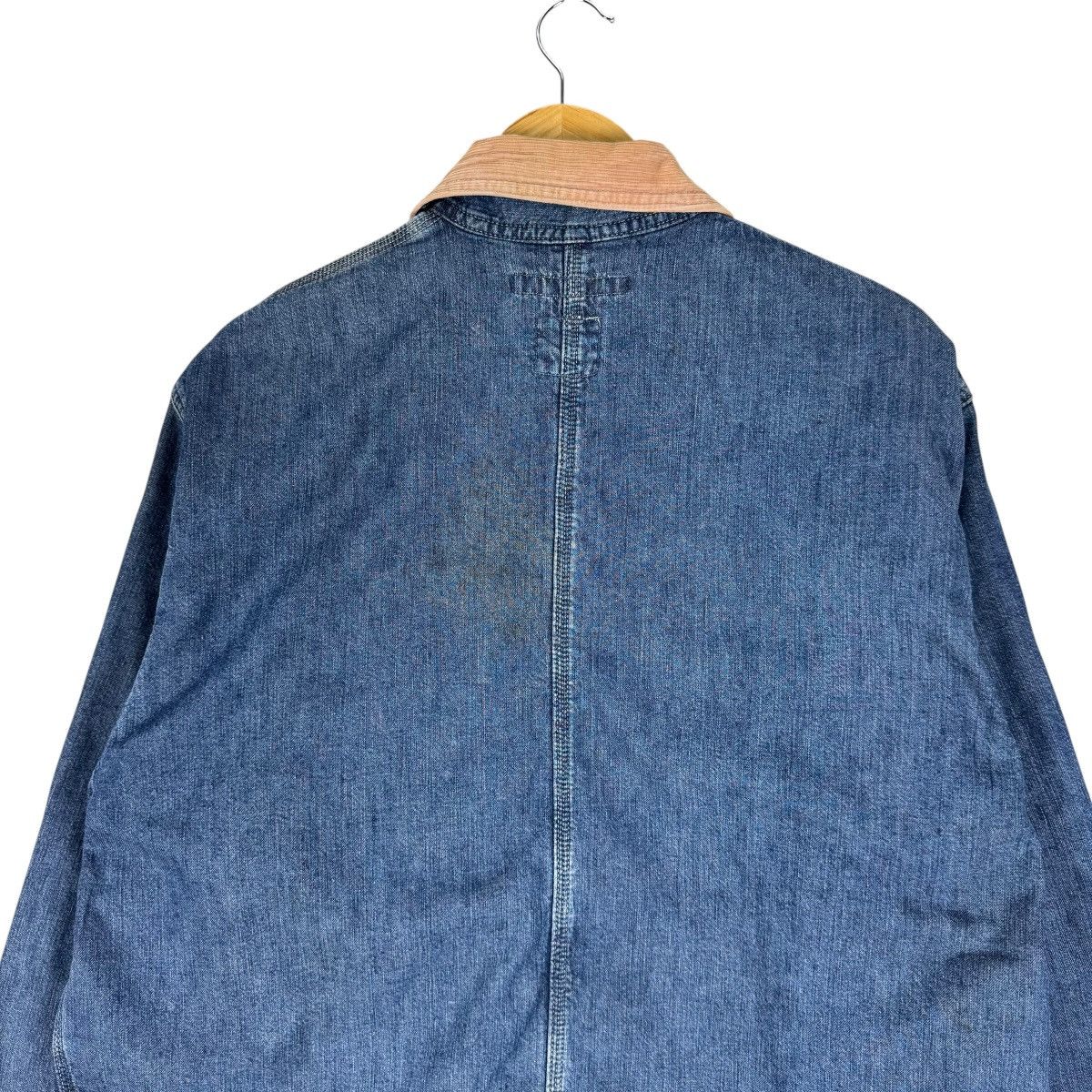 Blue Blue Japan 🔥BLUE BLUE JAPAN INDIGO DENIM CHORE JACKET Size US M / EU 48-50 / 2 - 7 Thumbnail