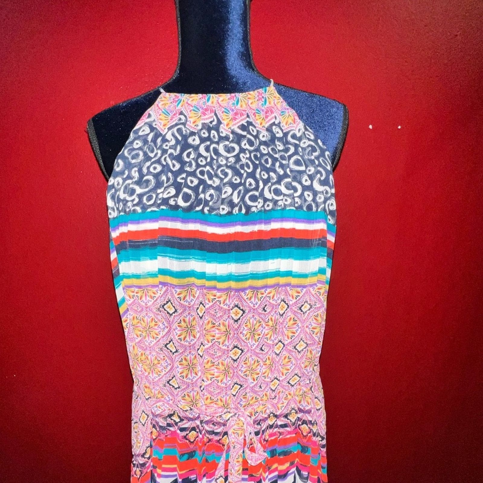 Donna Morgan Anthropologie Donna Morgan Mayrona Midi Dress size 16 NWT Size XXL / US 16-18 / IT 52-54 - 3 Thumbnail