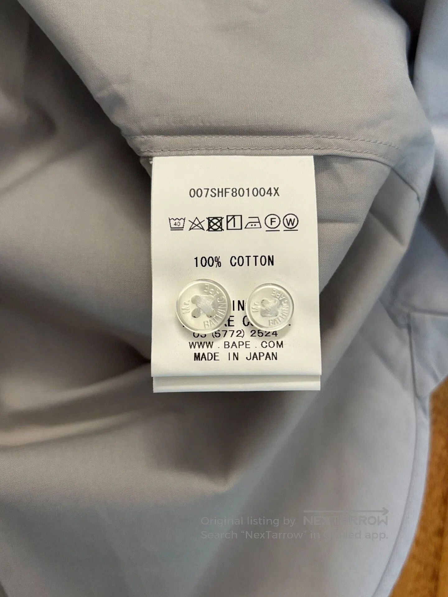 Bape BAPE Camouflage Pocket Long Sleeve Shirt. Size US M / EU 48-50 / 2 - 7 Thumbnail