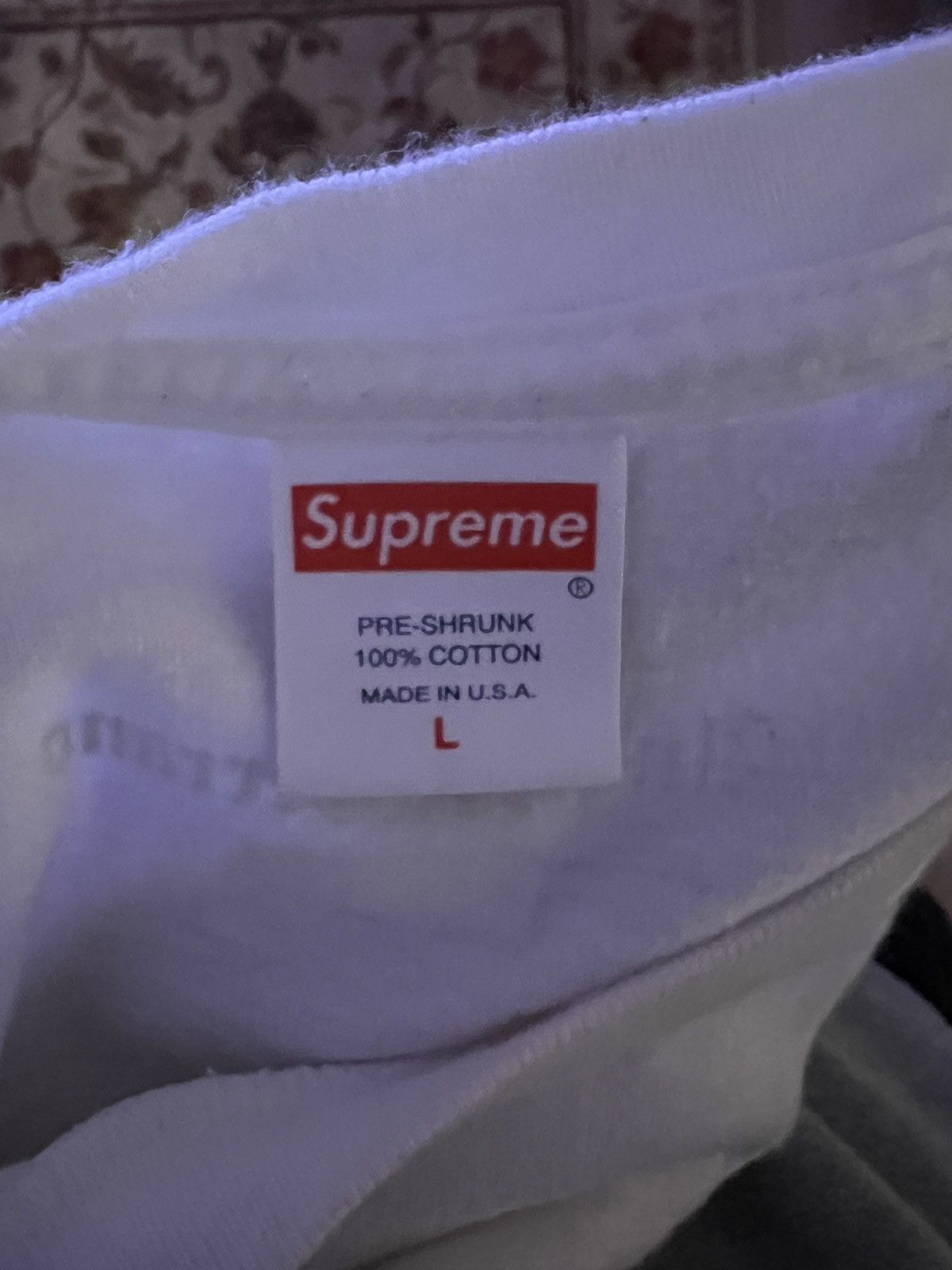 Supreme Supreme Madonna and Child White Tee Size US L / EU 52-54 / 3 - 5 Thumbnail