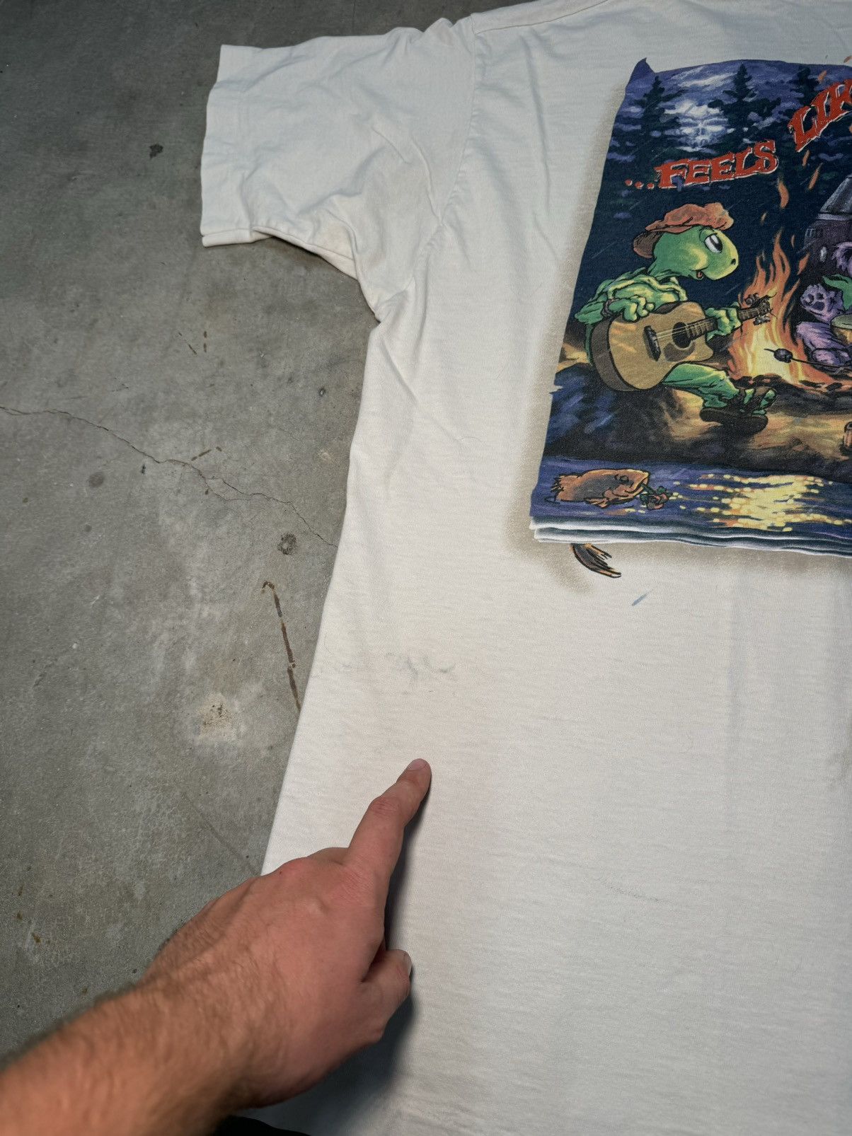 Grateful Dead × Liquid Blue 1996 Grateful Dead LL Rain Summer Tour LL Bean parody rare Size US L / EU 52-54 / 3 - 9 Thumbnail