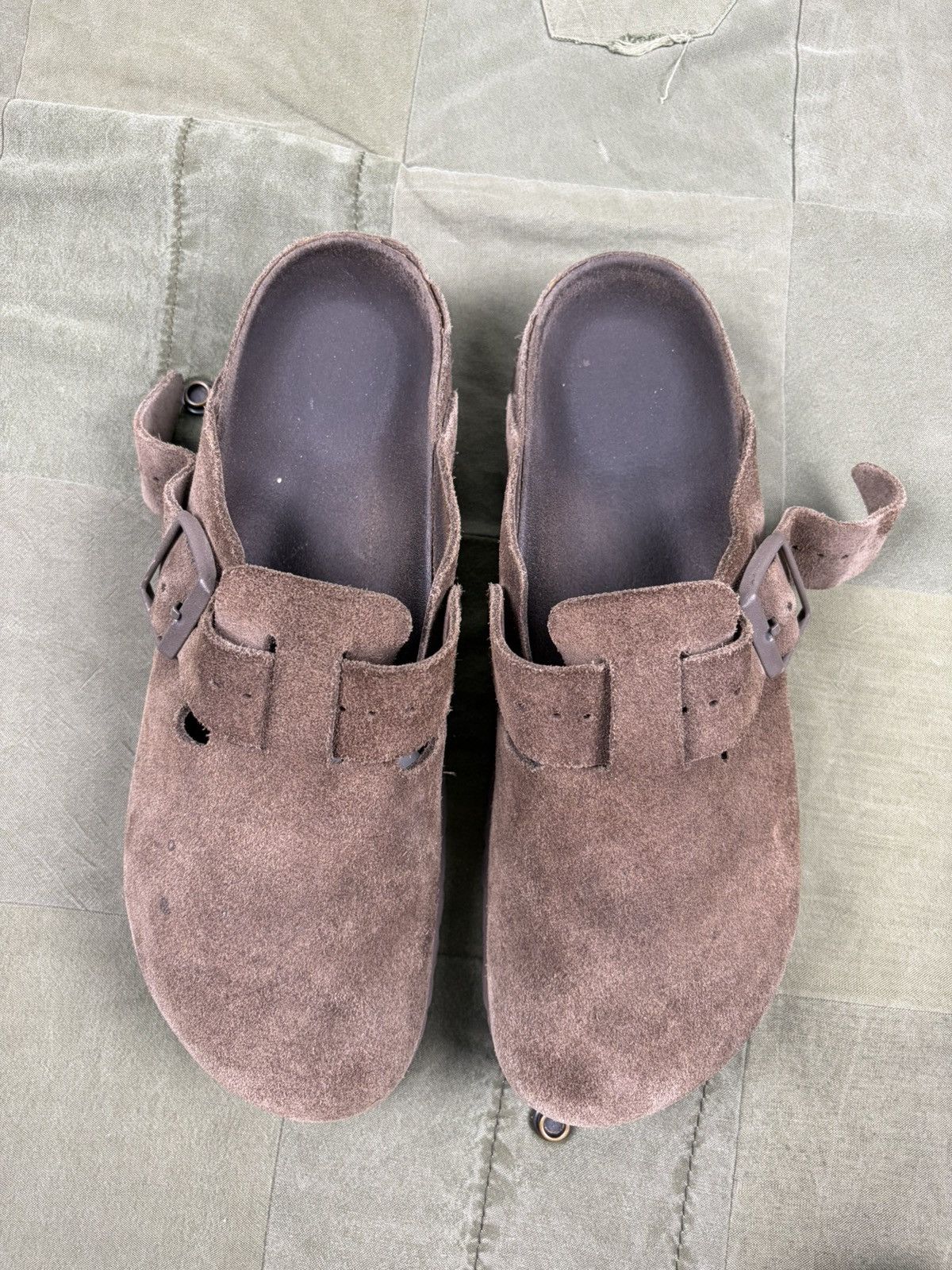 Birkenstock × Rick Owens Clog Suede Shoes Size US 8 / EU 41 - 2 Thumbnail