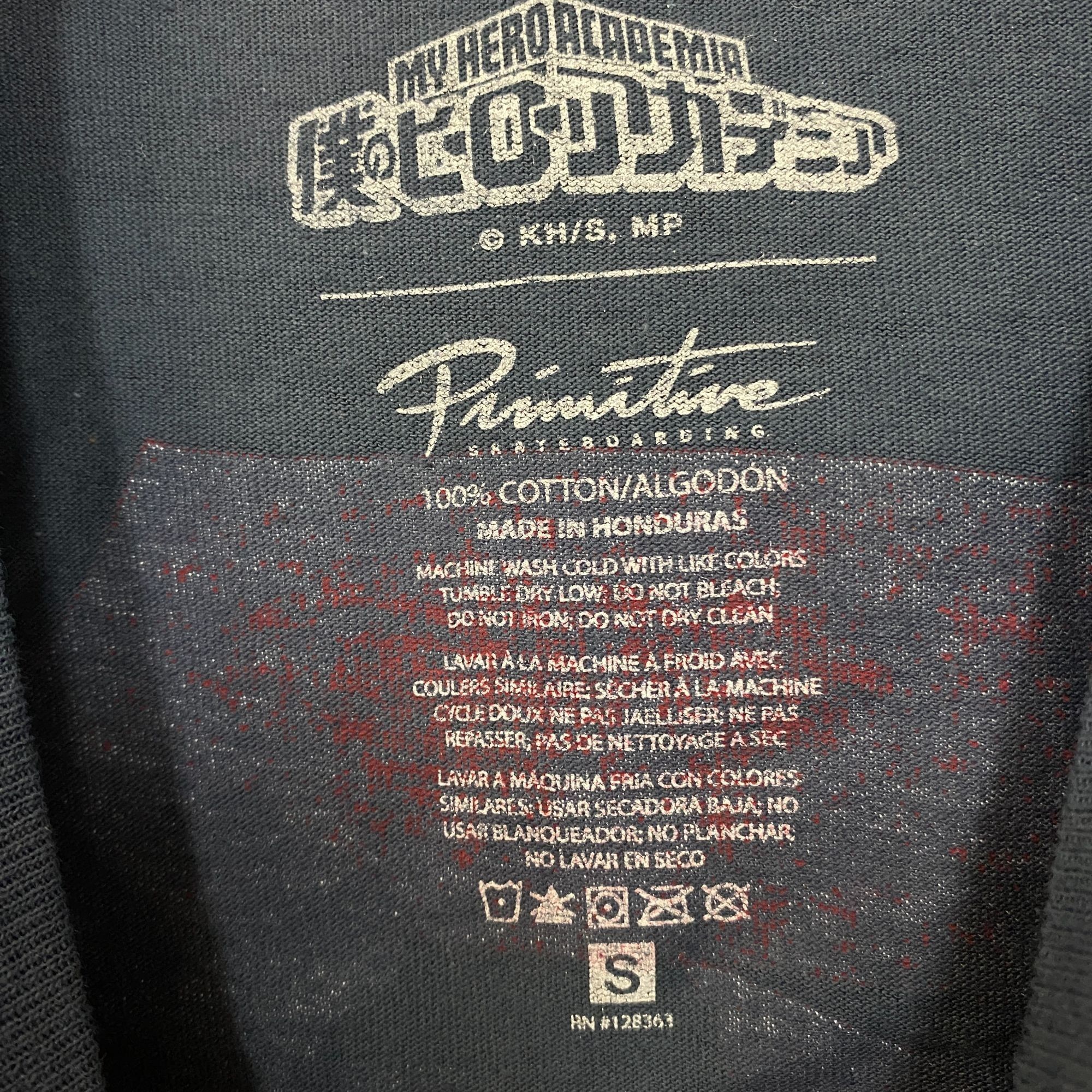 Primitive Primitive x My Hero Academia Shoto Todoroki Anime T-Shirt Sm Size US S / EU 44-46 / 1 - 5 Thumbnail