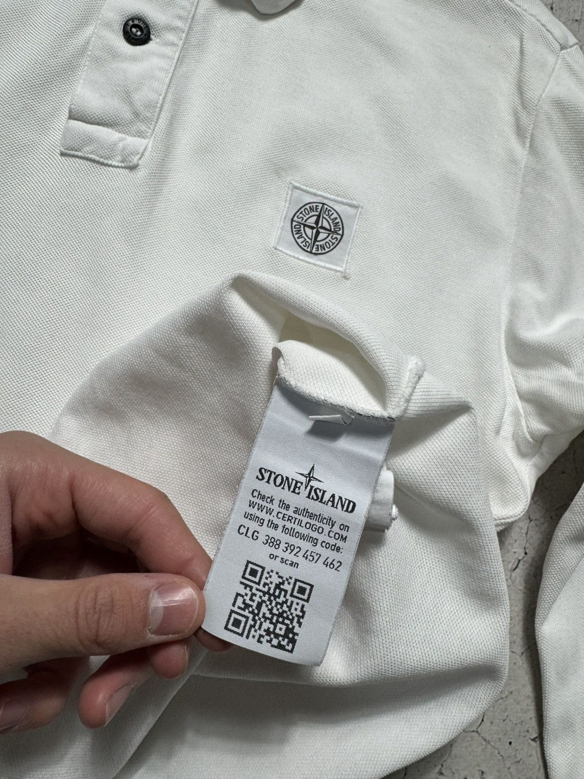Stone Island Stone Island Patch Program Luxury Polo Long Sleeve White Size US M / EU 48-50 / 2 - 11 Thumbnail