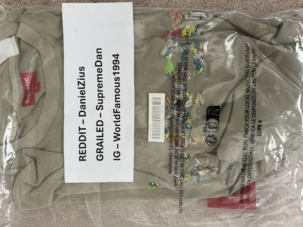Supreme Supreme Animal Kingdom Short-Sleeve Top 'Dusty Tan' Size US L / EU 52-54 / 3 - 3 Thumbnail