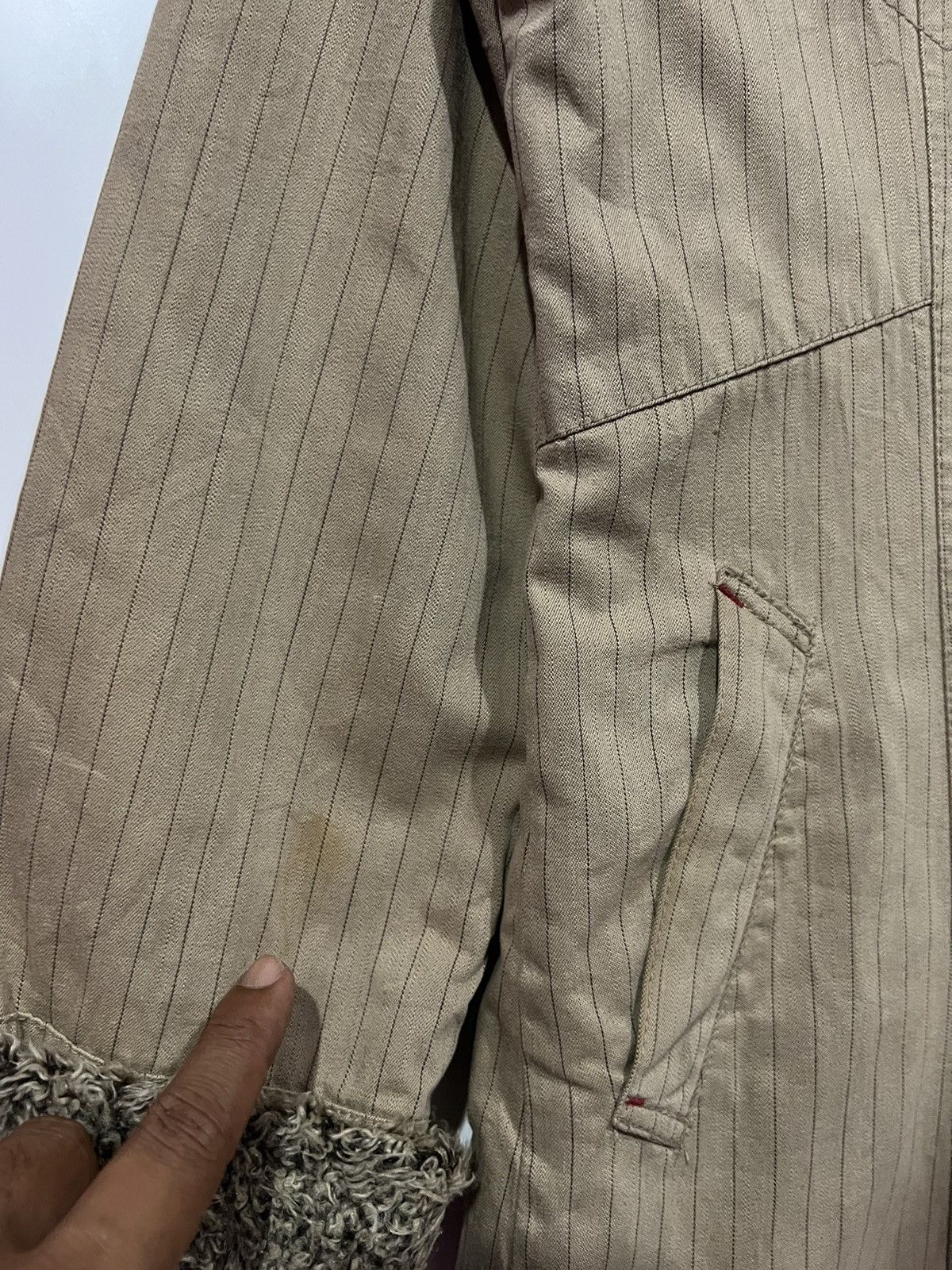 Levi's × Other 🔥 LEVI'S FLEECE LINED STRIPES JACKET Size S / US 4 / IT 40 - 5 Thumbnail