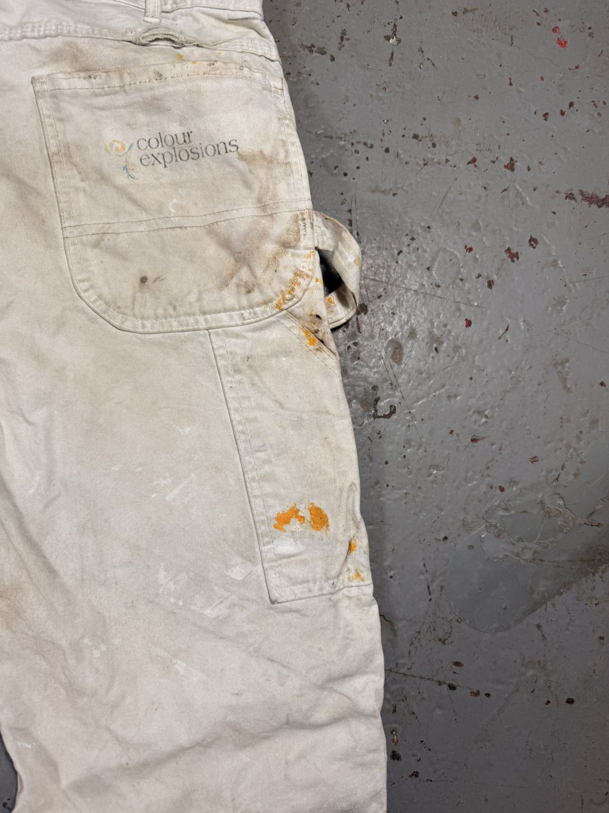 Dickies Vintage Dickies Insane Painter Splattered Carpenter Pants Size US 34 / EU 50 - 10 Thumbnail
