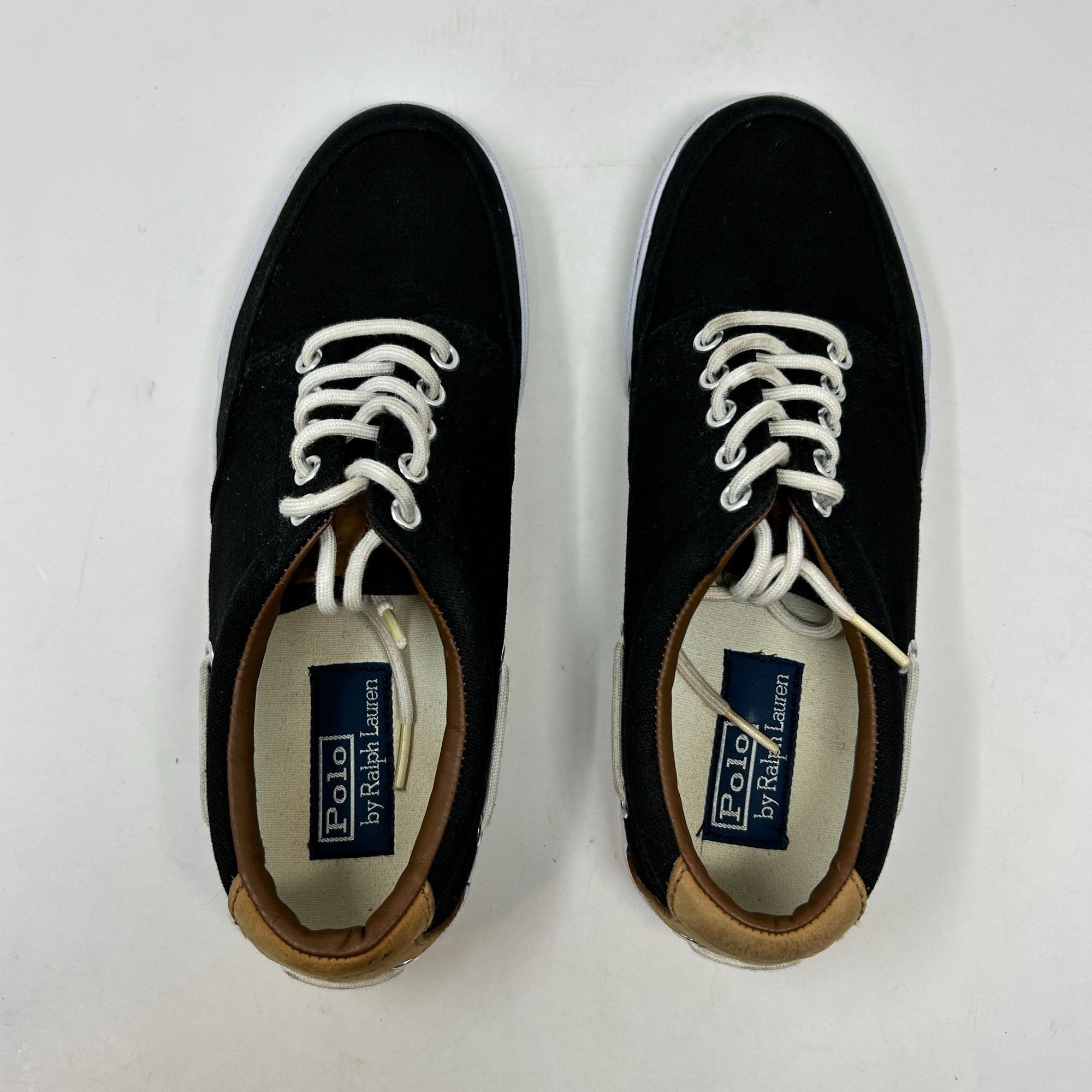 Polo Ralph Lauren Polo Ralph Lauren Vance Side Lace Black Canvas/Leather Size US 9 / EU 42 - 8 Thumbnail