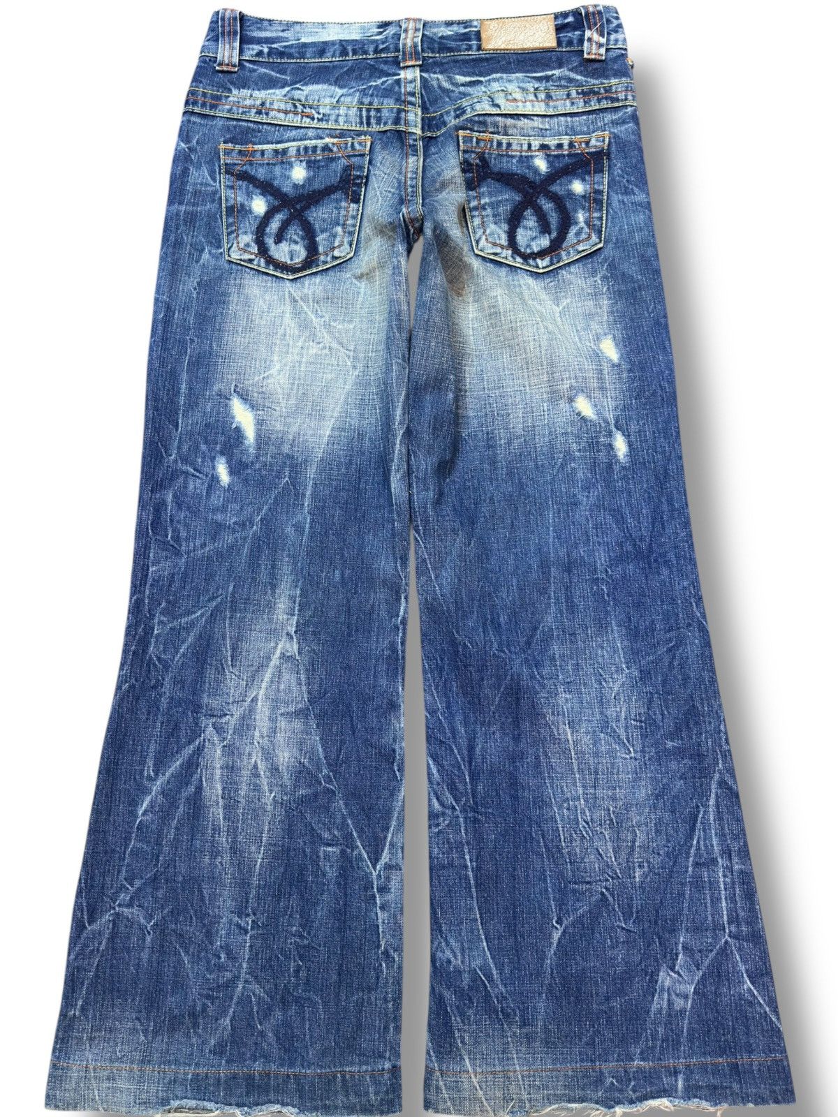 Ed Hardy Vintage Red Pepper Baggy Grunge Distressed Denim Size US 30 / EU 46 - 4 Thumbnail