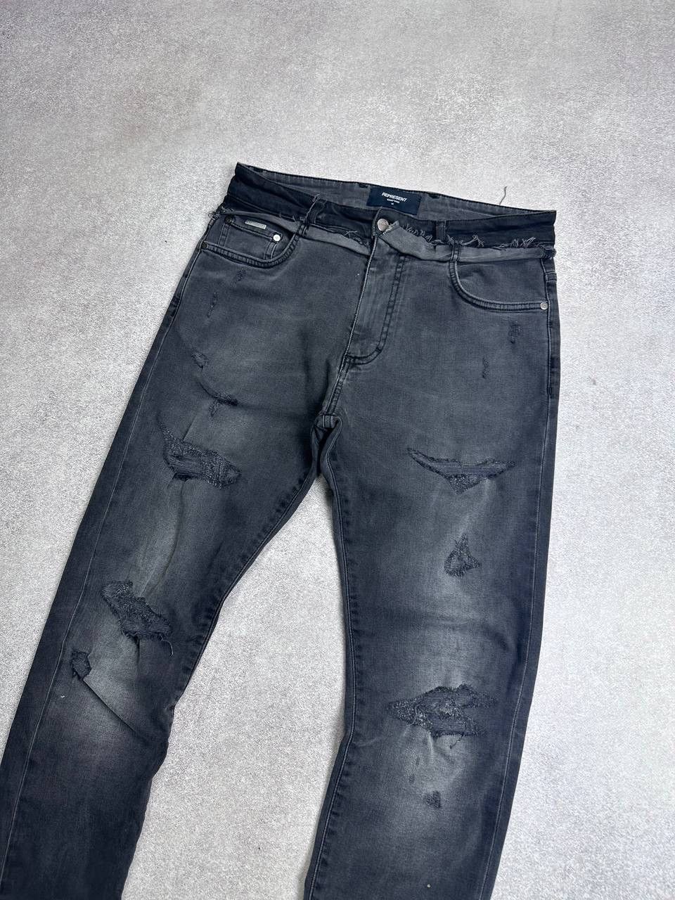 Represent Clo. Represent Slim Fit Distressed Jeans Y2K 32 Size US 32 / EU 48 - 3 Thumbnail