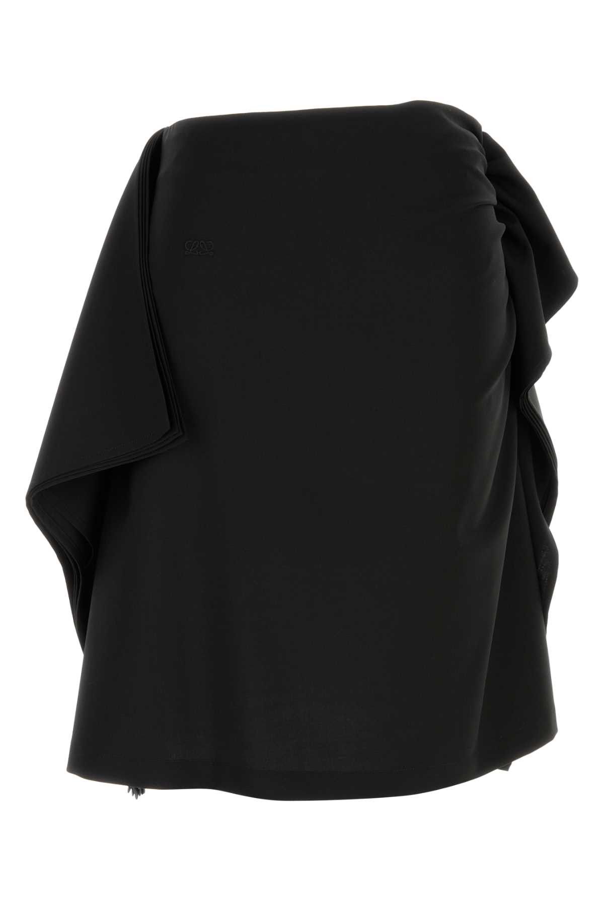 Loewe Black Wool Skirt Size 27" / US 4 / IT 40 - 1 Thumbnail