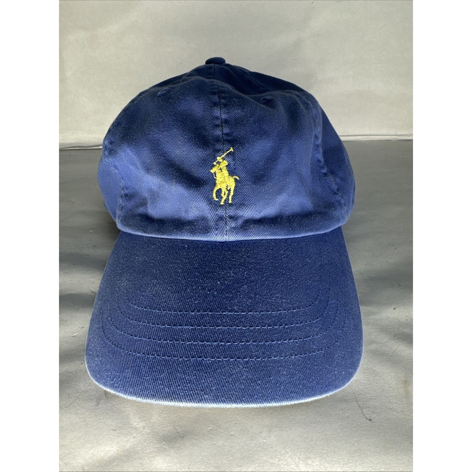 Polo Ralph Lauren Polo Ralph Lauren Blue Ball Cap Chino Hat Yellow Pony Size ONE SIZE - 1 Thumbnail