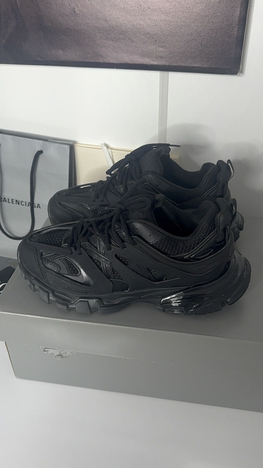 Balenciaga ✅Balenciaga Track 1 Clear Full Black 41 Low Size US 8 / EU 41 - 4 Thumbnail