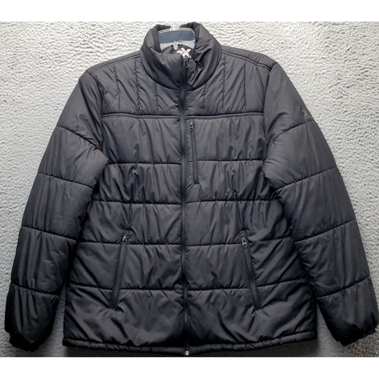 ZeroXposur ZeroXposur Puffer Jacket Womens L Black Full Zip Mock Neck Pockets Winter Casual Mens? Size L / US 10 / IT 46 - 2 Thumbnail