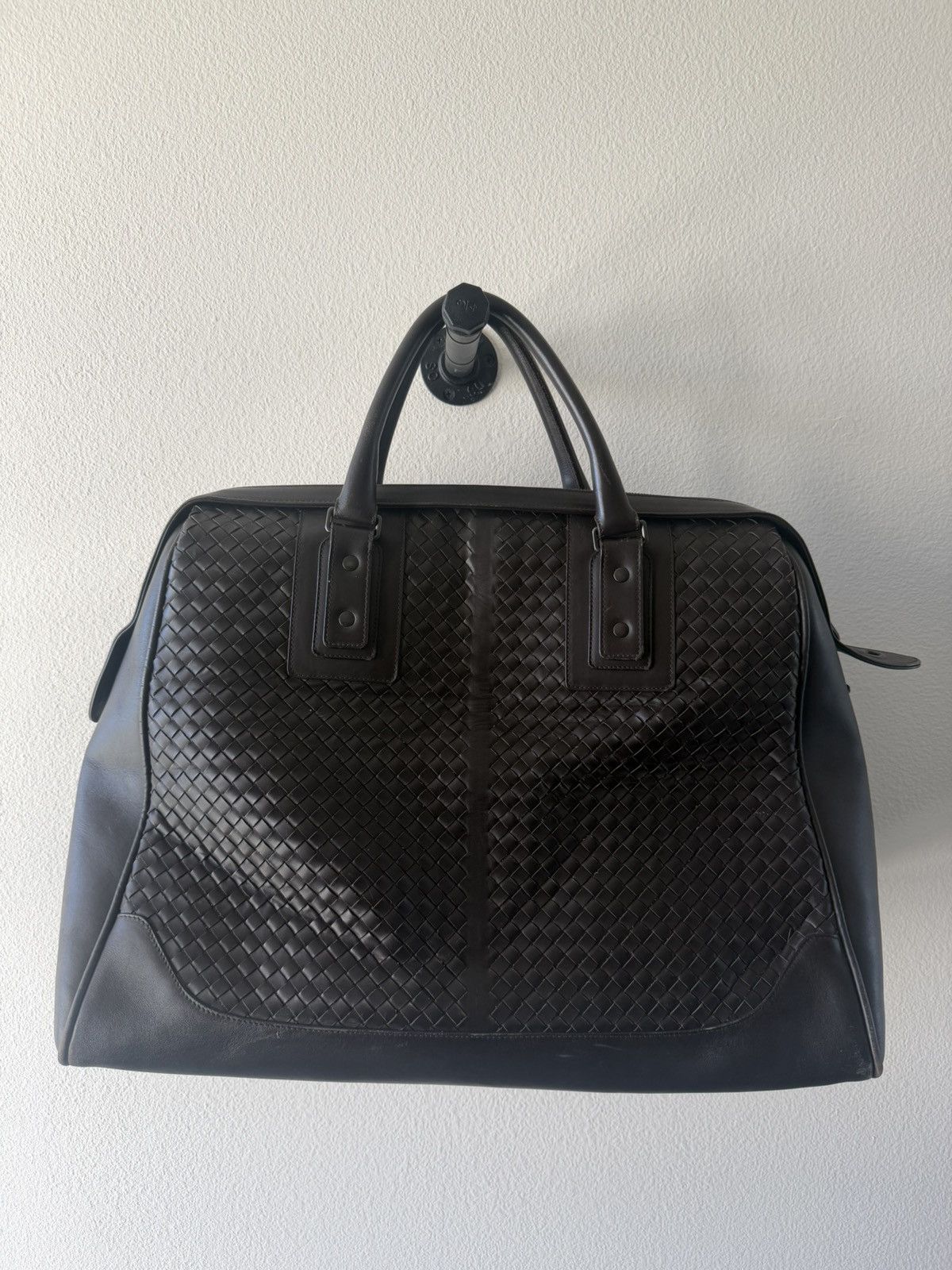 Bottega Veneta Bottega Intrecciato Leather XL Weekender Bag Size ONE SIZE - 1 Thumbnail