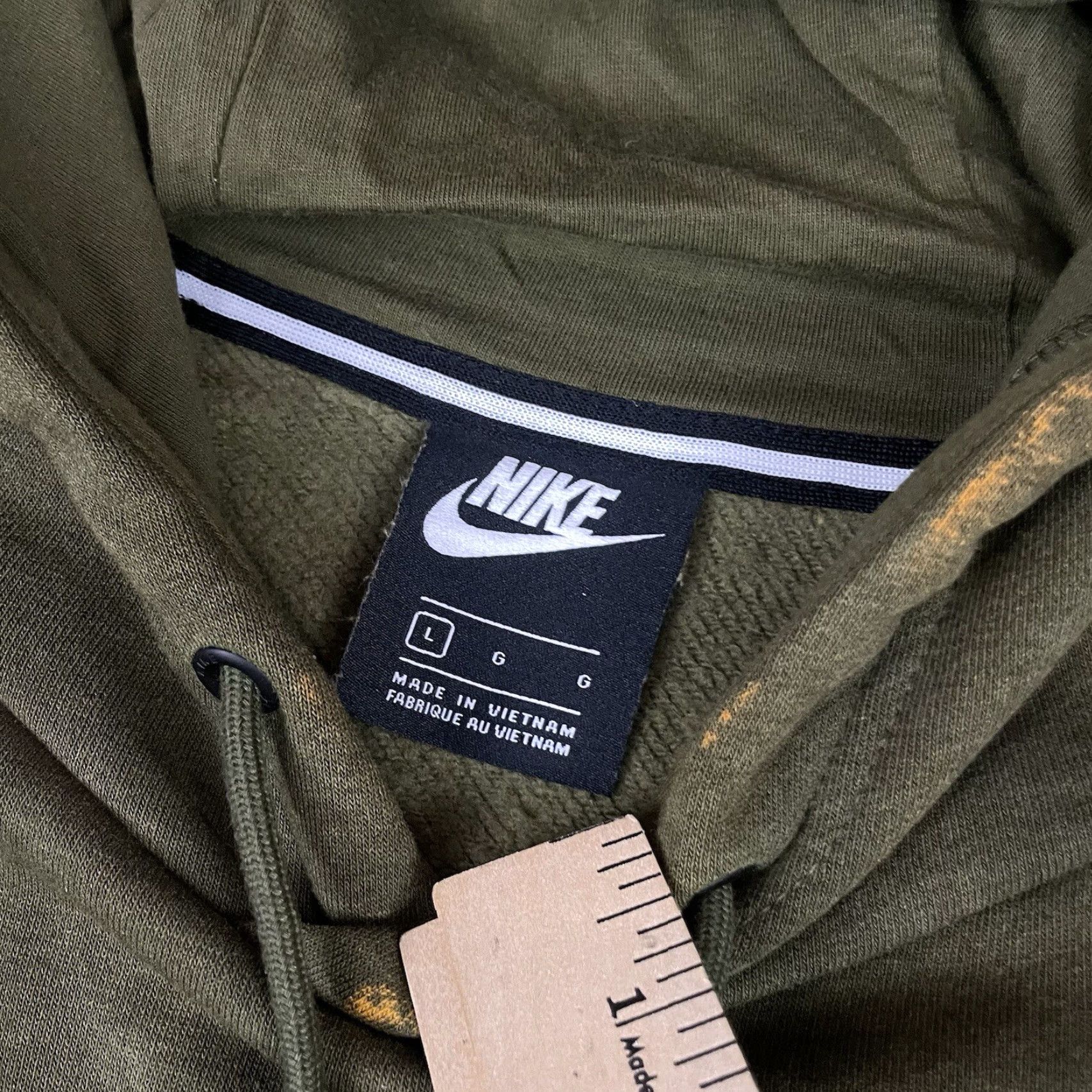 Nike VINTAGE Nike Sweatshirt Mens Large Brown Hoodie Graphic Logo Distressed Fade Pullover Jacket L Men Nike Logo Hoodie Sweatshirt Size US XXL / EU 58 / 5 - 4 Thumbnail