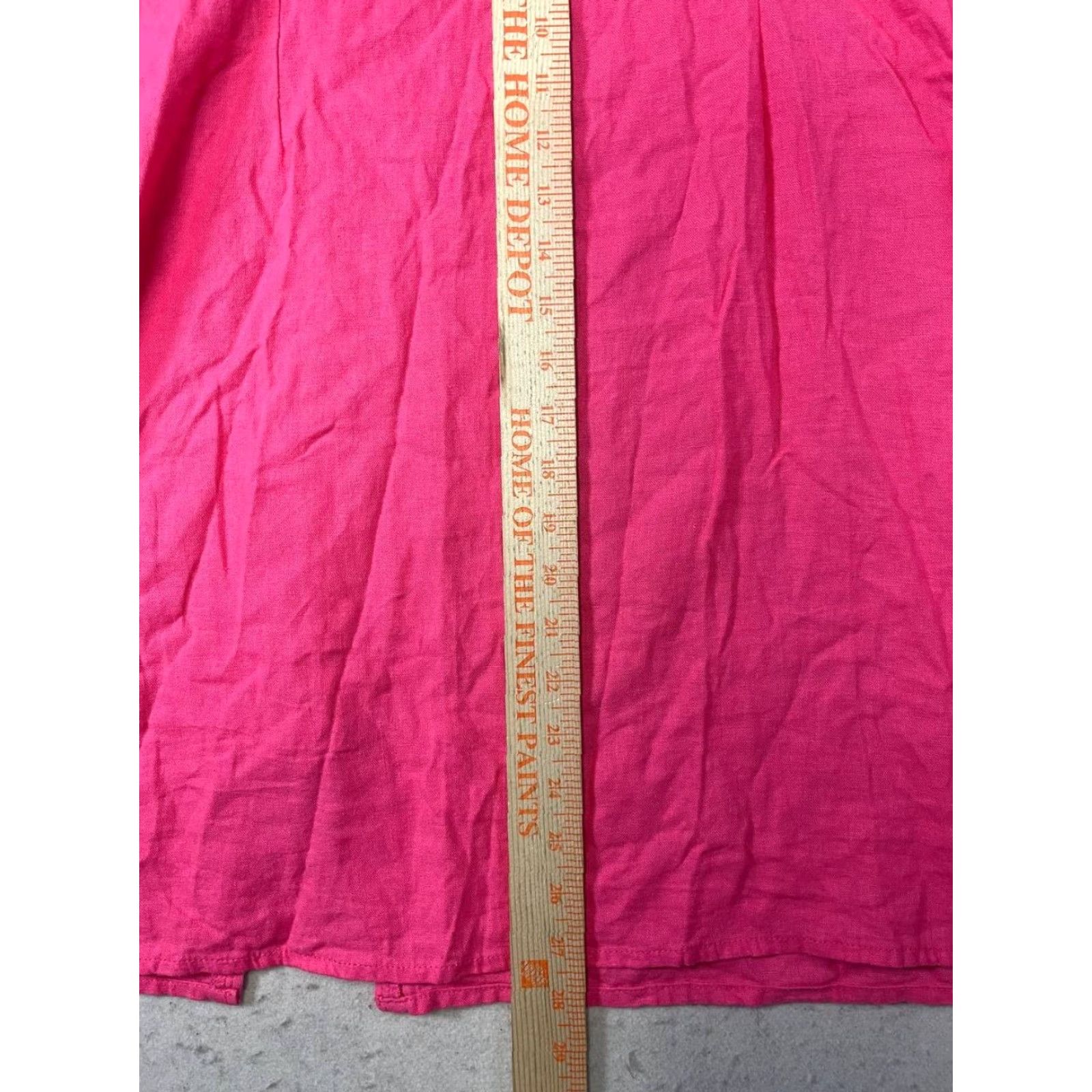Vintage Only Linen Blend Top Cami Women Size XL Spaghetti Traps Pink Size XL / US 12-14 / IT 48-50 - 4 Thumbnail