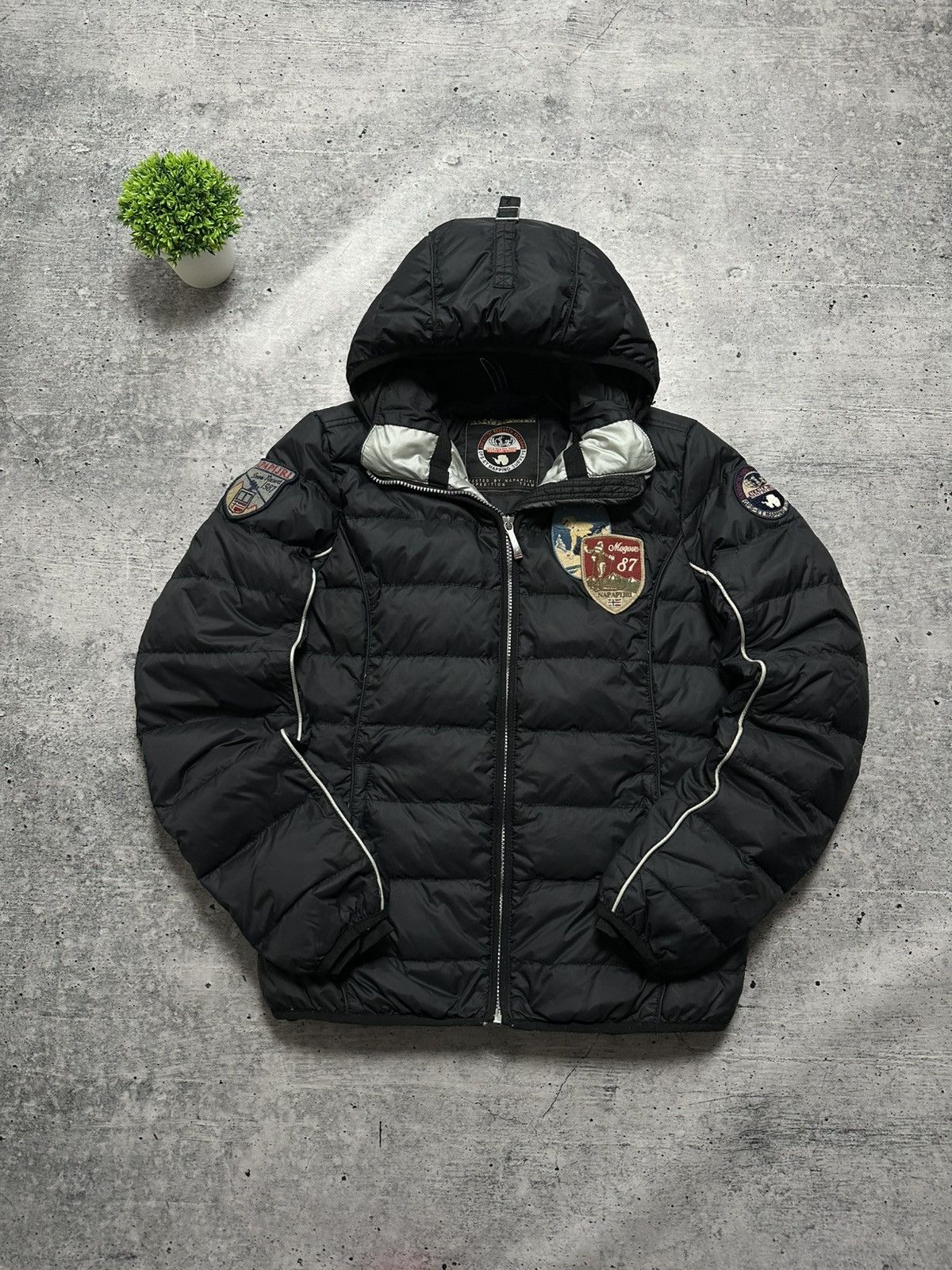 Napapijri Napapijri GPS Expedition Down Puffer Winter Y2K Jacket Size M / US 6-8 / IT 42-44 - 2 Thumbnail