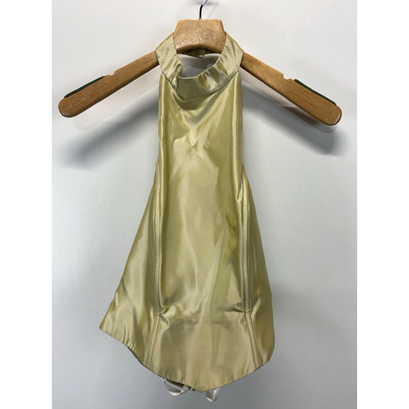 Vintage VINTAGE Cache 2 Pc Outfit Set Size 4 Green Halter Top Chiffon Maxi Skirt Y2K Fairy Whimsigoth Women's Size S / US 4 / IT 40 - 2 Thumbnail