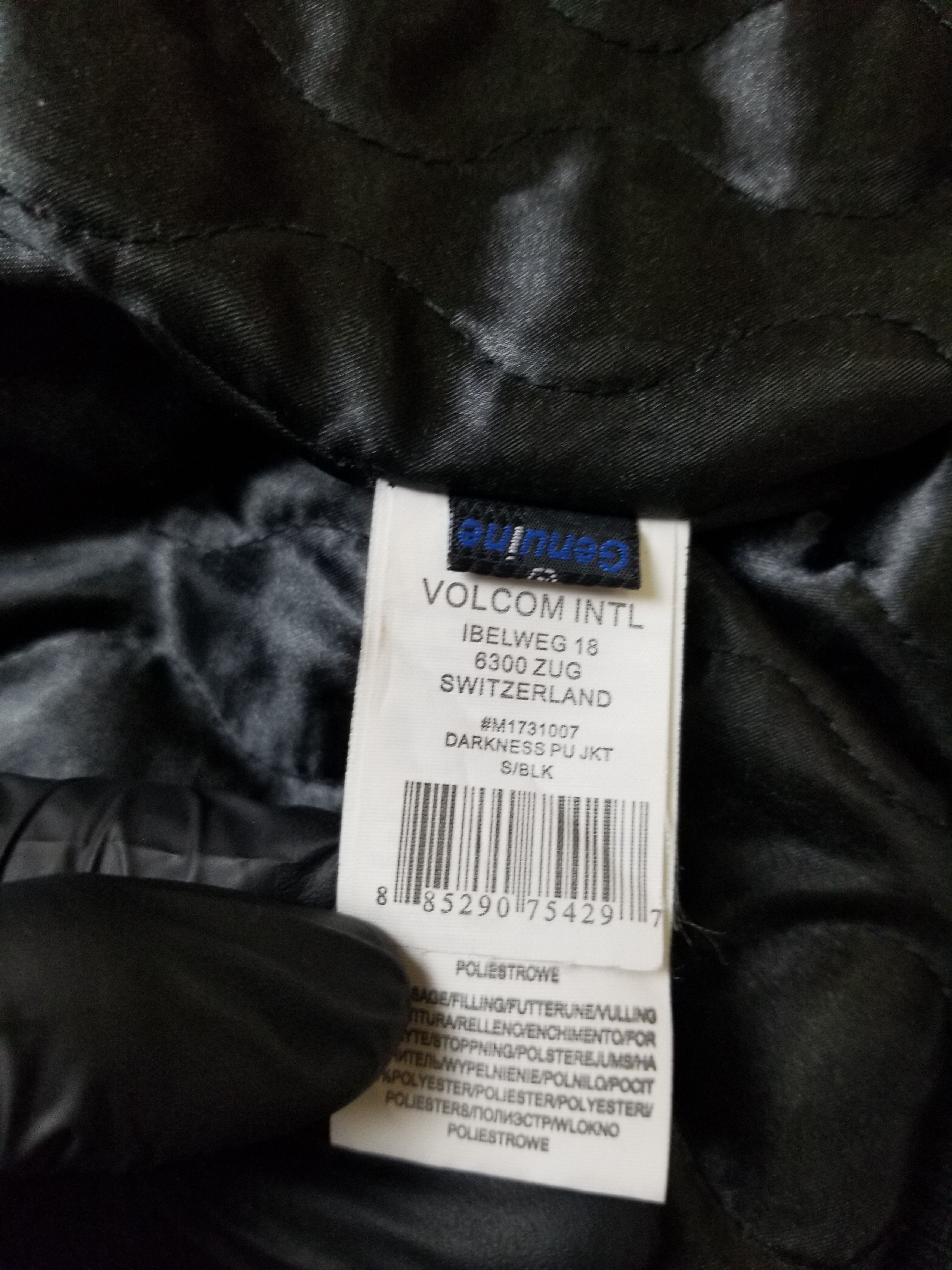 Volcom Volcom Entertainment Faux Leather Biker style rider jacket Size US S / EU 44-46 / 1 - 16 Thumbnail