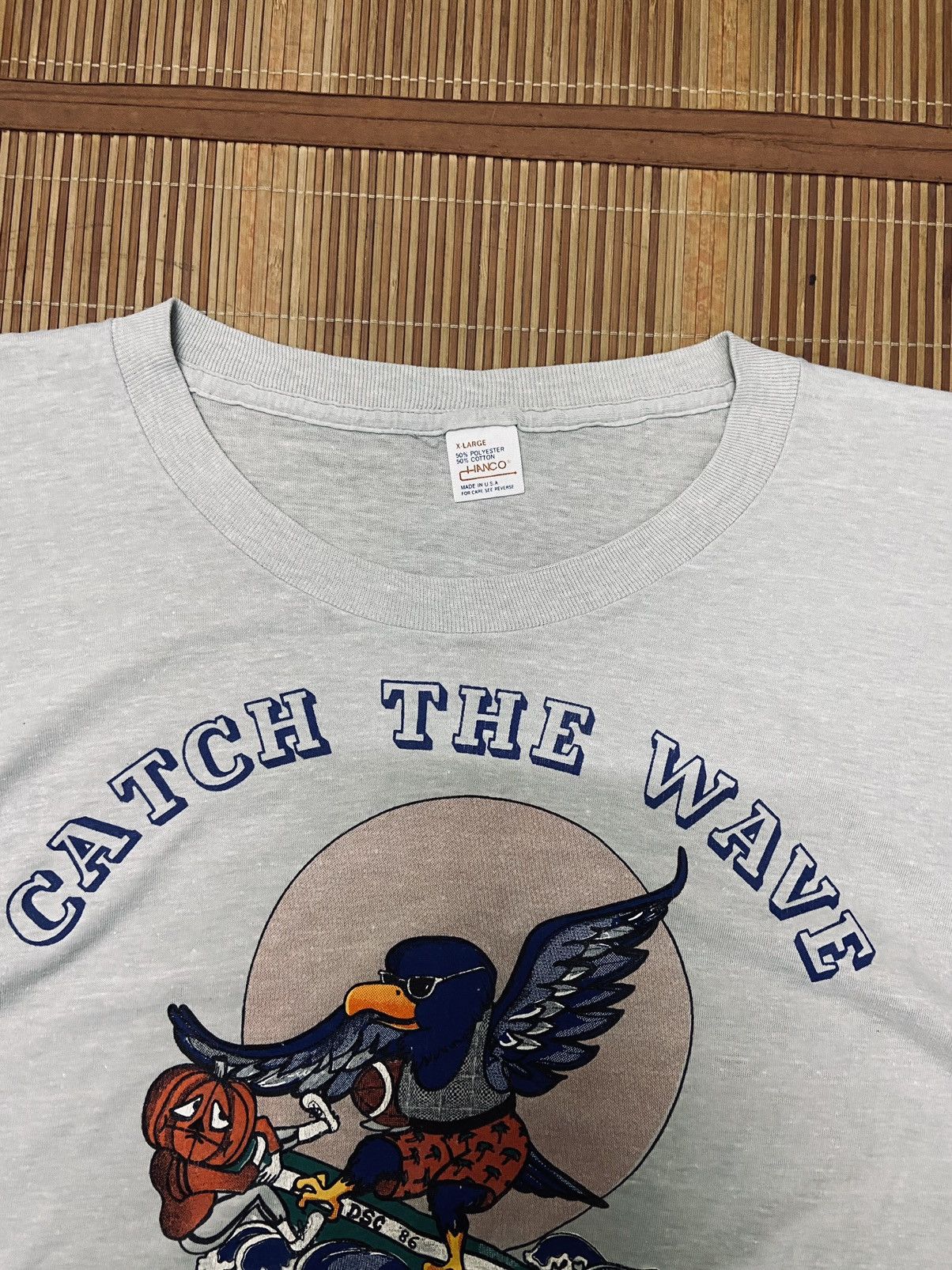 Vintage VINTAGE THE BLUE HAWK WAVE TEE Size US XL / EU 56 / 4 - 7 Thumbnail