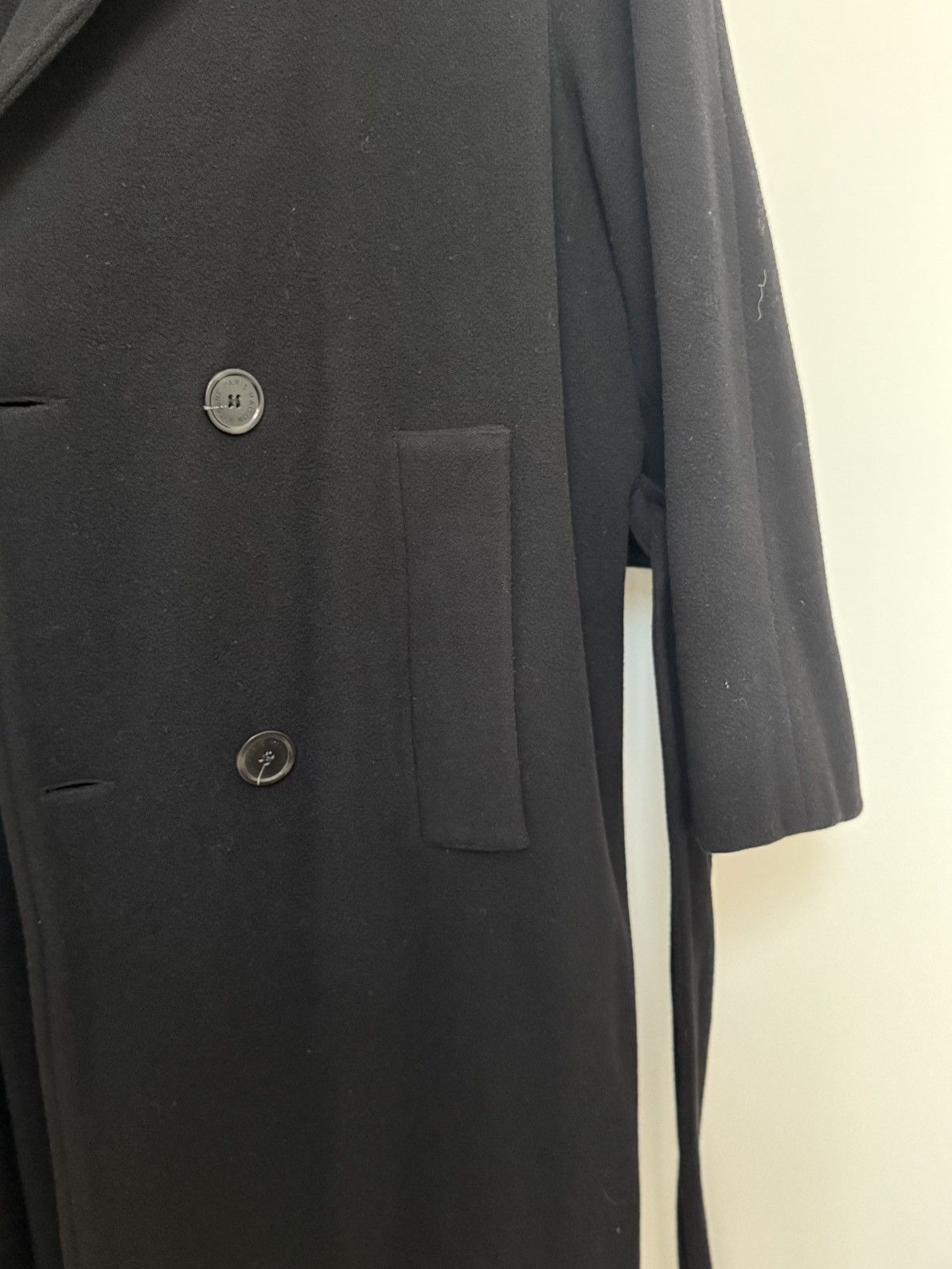Maison Kitsune Black two breasted coat Size US M / EU 48-50 / 2 - 3 Thumbnail